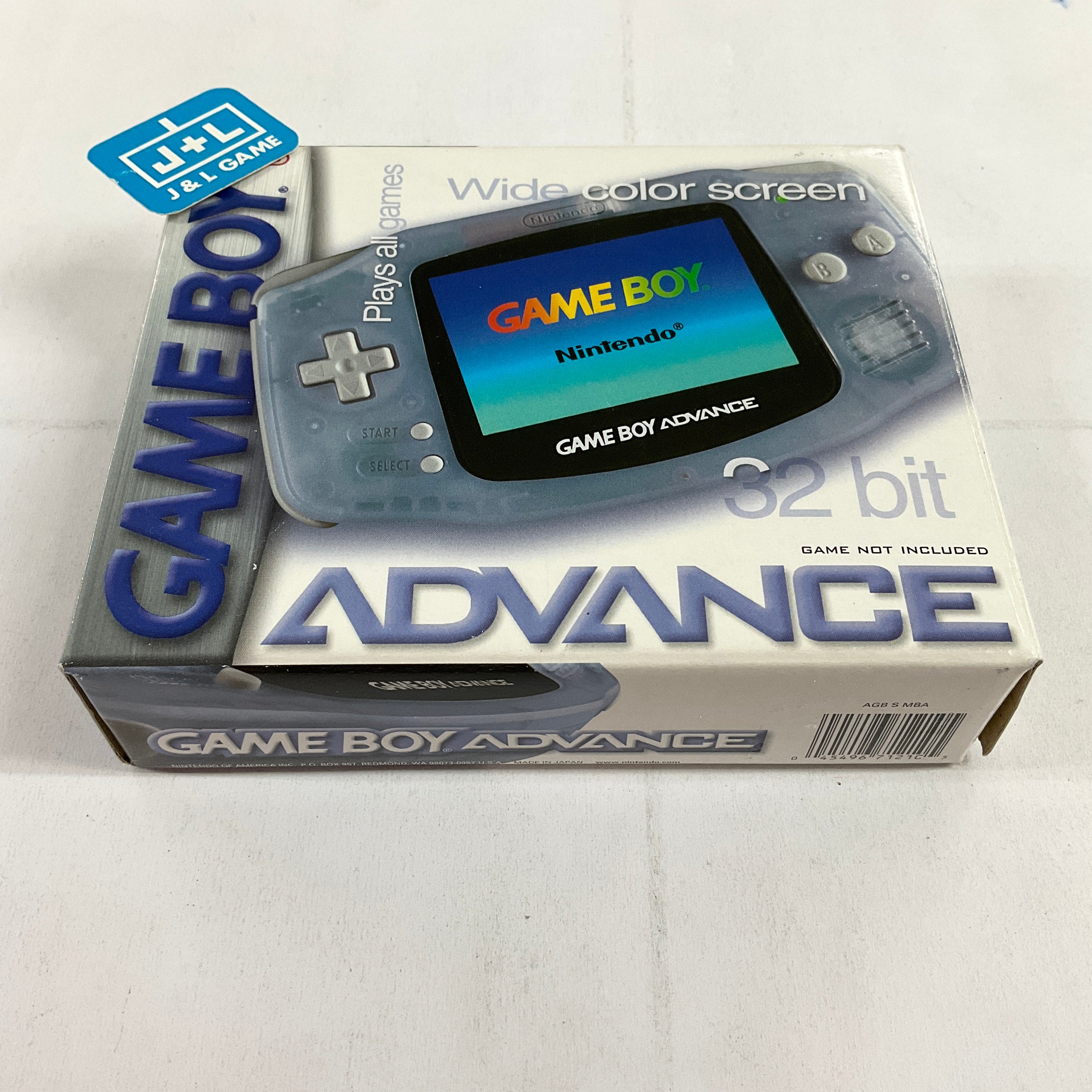 Nintendo Game Boy Advance (Glacier) - (GBA) Game Boy Advance [Pre-Owned] Consoles Nintendo   
