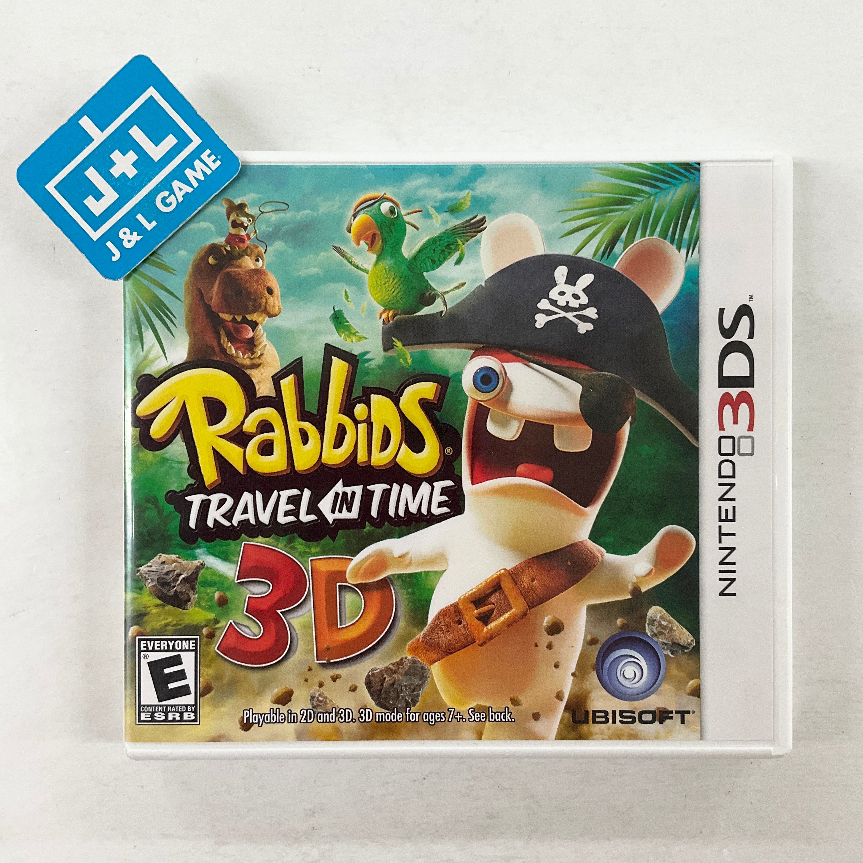 Rabbids Travel in Time 3D - Nintendo 3DS [Pre-Owned] Video Games Ubisoft   