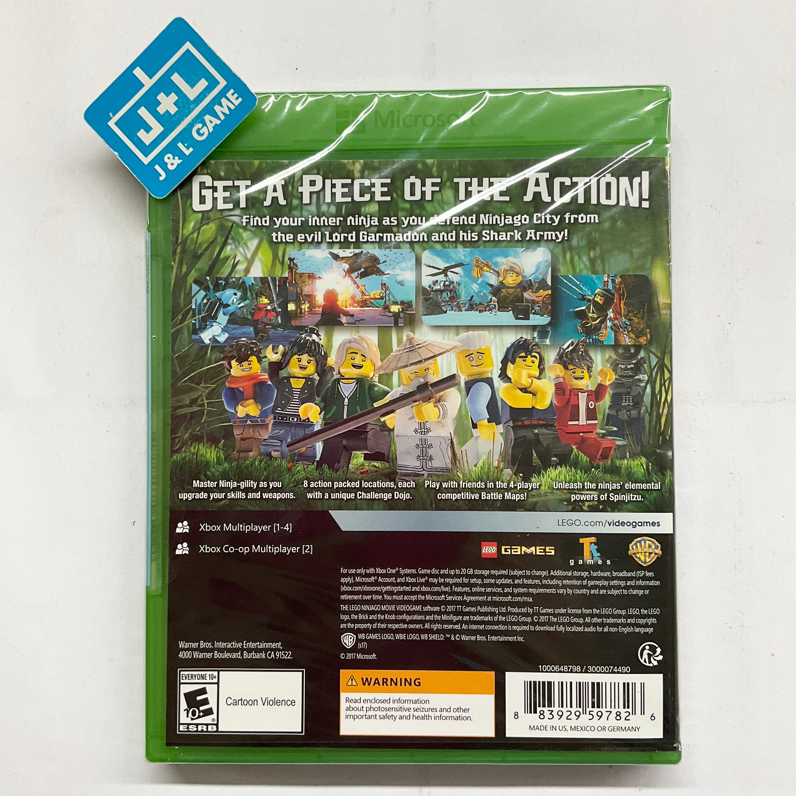 LEGO The Ninjago Movie Videogame - (XB1) Xbox One Video Games WB Games   
