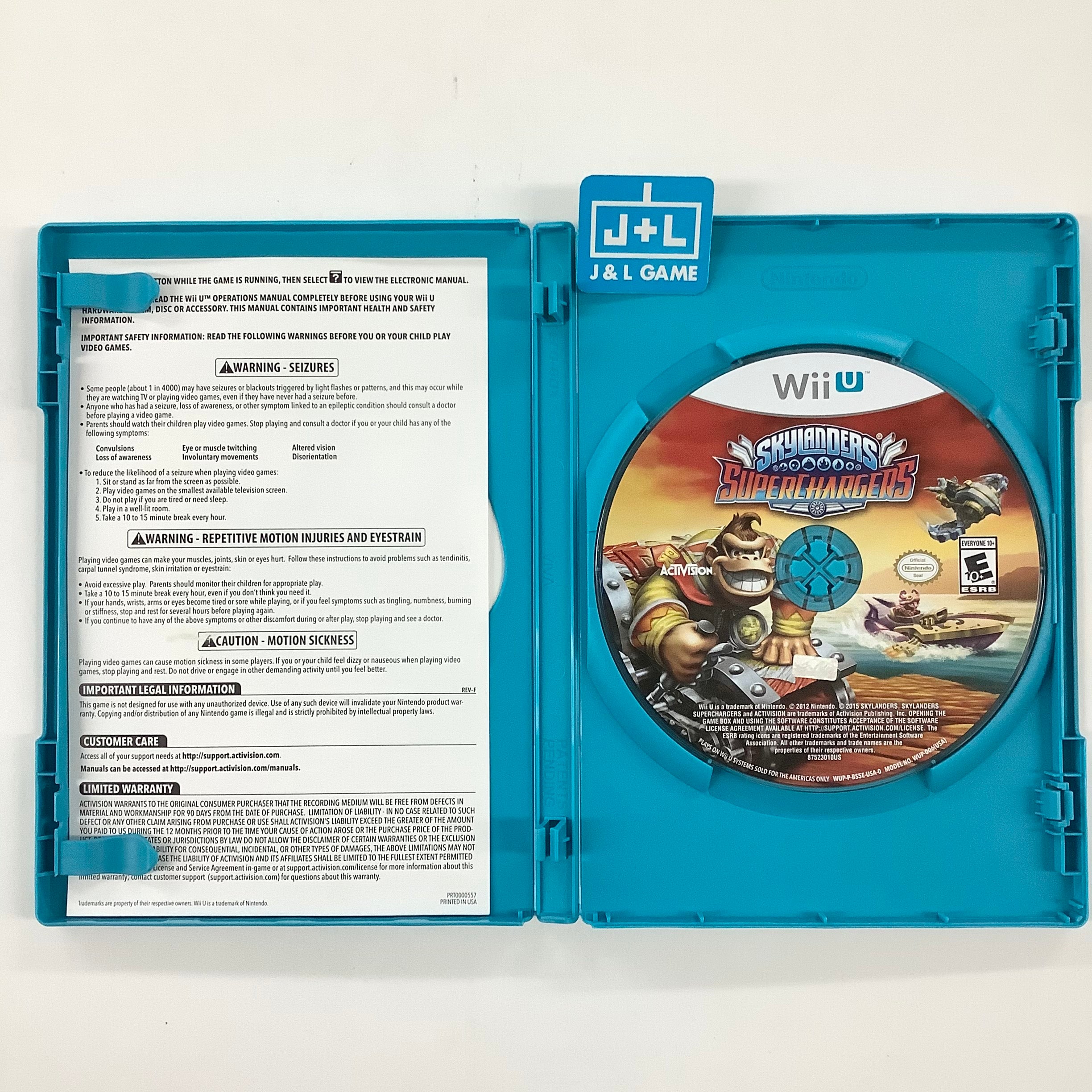 Skylanders Superchargers (Game Only) - Nintendo Wii U [Pre-Owned] Video Games ACTIVISION   