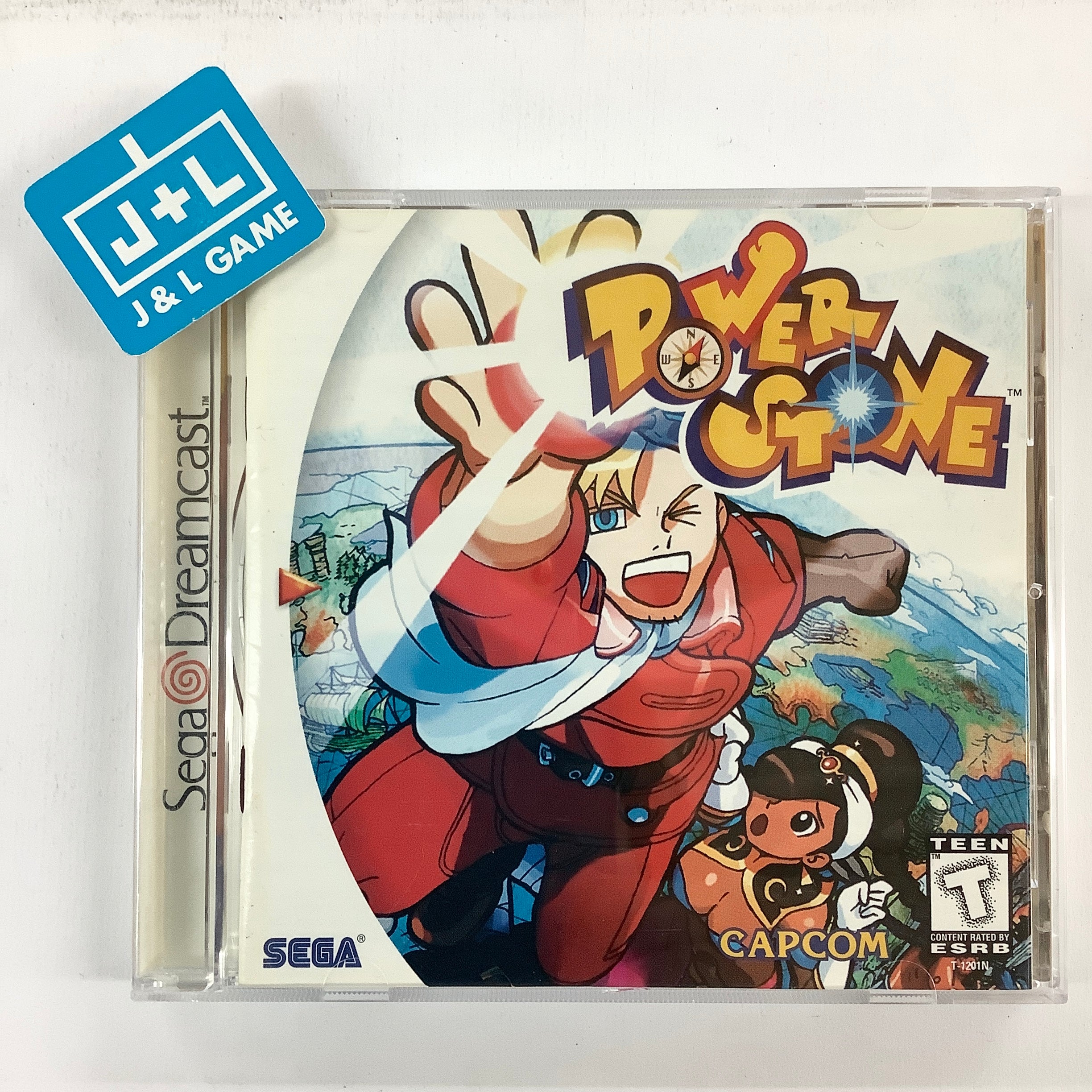 Trader Games - POWER STONE SEGA DREAMCAST (DC) PAL-EURO (COMPLETE - VERY GOOD CONDITION) sur Dreamcast Trader Games - POWER STONE SEGA DREAMCAST (DC) PAL-EURO (COMPLETE - VERY GOOD CONDITION) sur Dreamcast