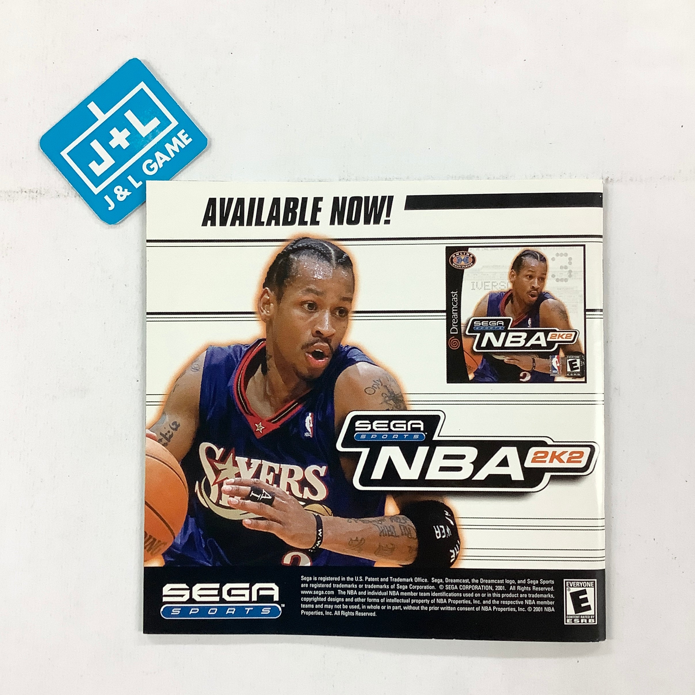 Tennis 2K2 - (DC) SEGA Dreamcast  [Pre-Owned] Video Games Sega   