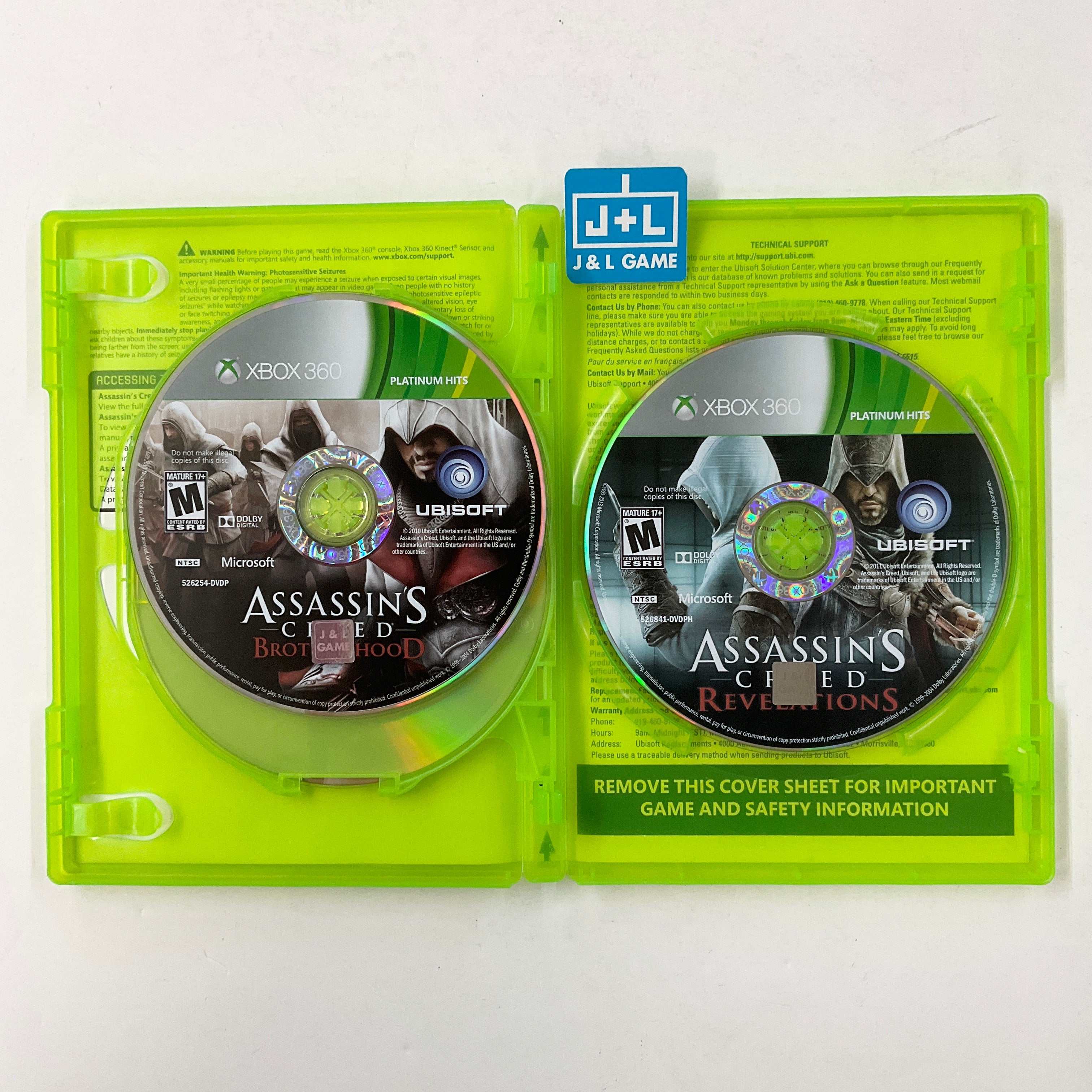 Assassin's Creed: Ezio Trilogy - Xbox 360 [Pre-Owned] Video Games Ubisoft   
