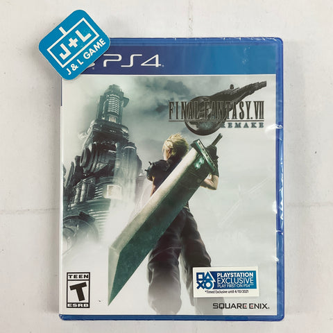 Final Fantasy VII: Remake - (PS4) PlayStation 4 Video Games Square Enix   