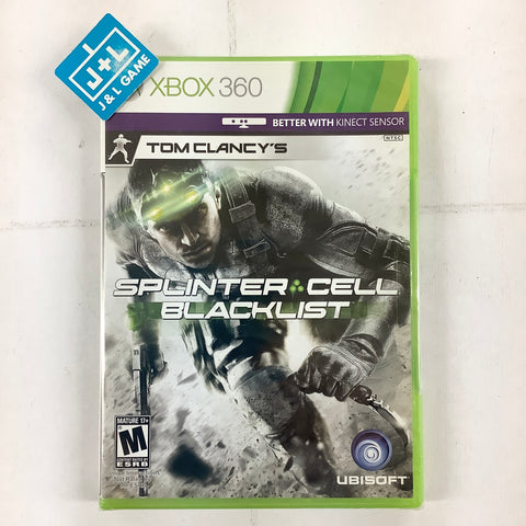 Tom Clancy's Splinter Cell Blacklist - Xbox 360 Video Games Ubisoft   
