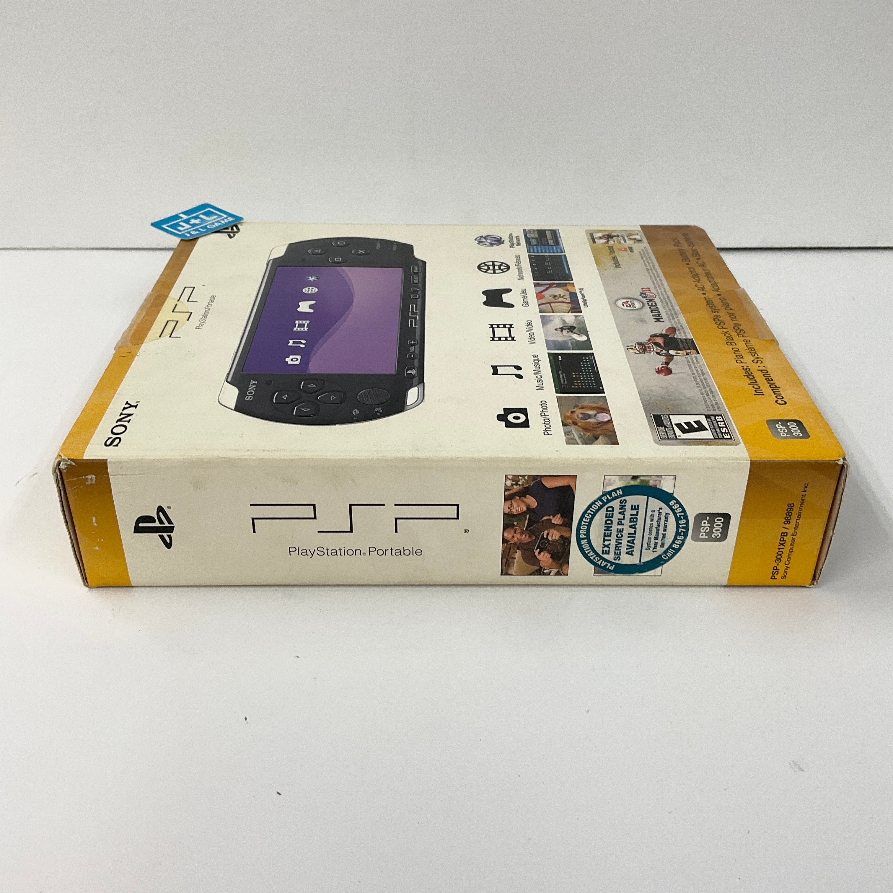 Sony PlayStation Portable 3000 Console (Madden NFL 11 Entertainment Pack - Piano Black) - (PSP) Sony PSP Video Games Sony   