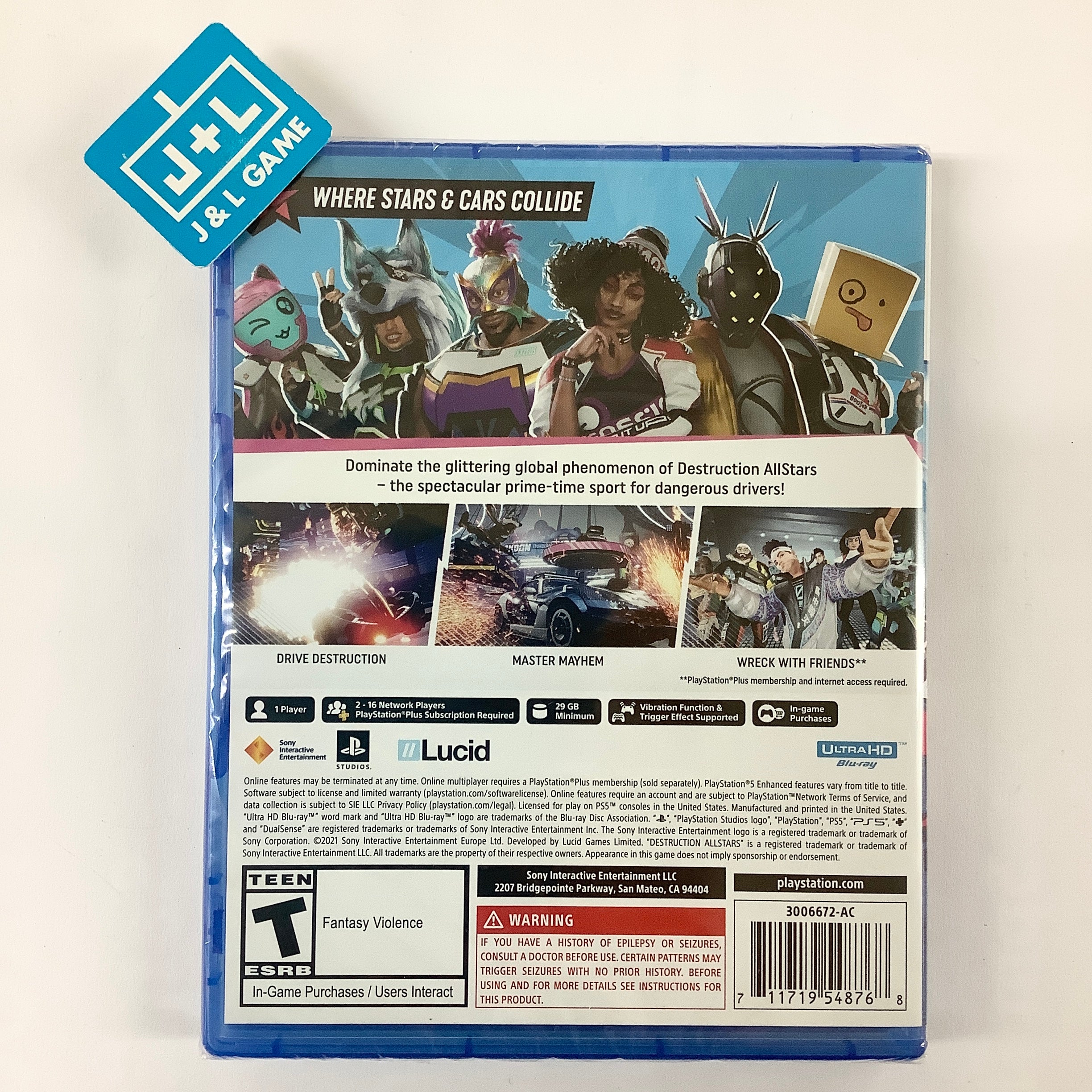 Destruction AllStars - (PS5) PlayStation 5 Video Games PlayStation   