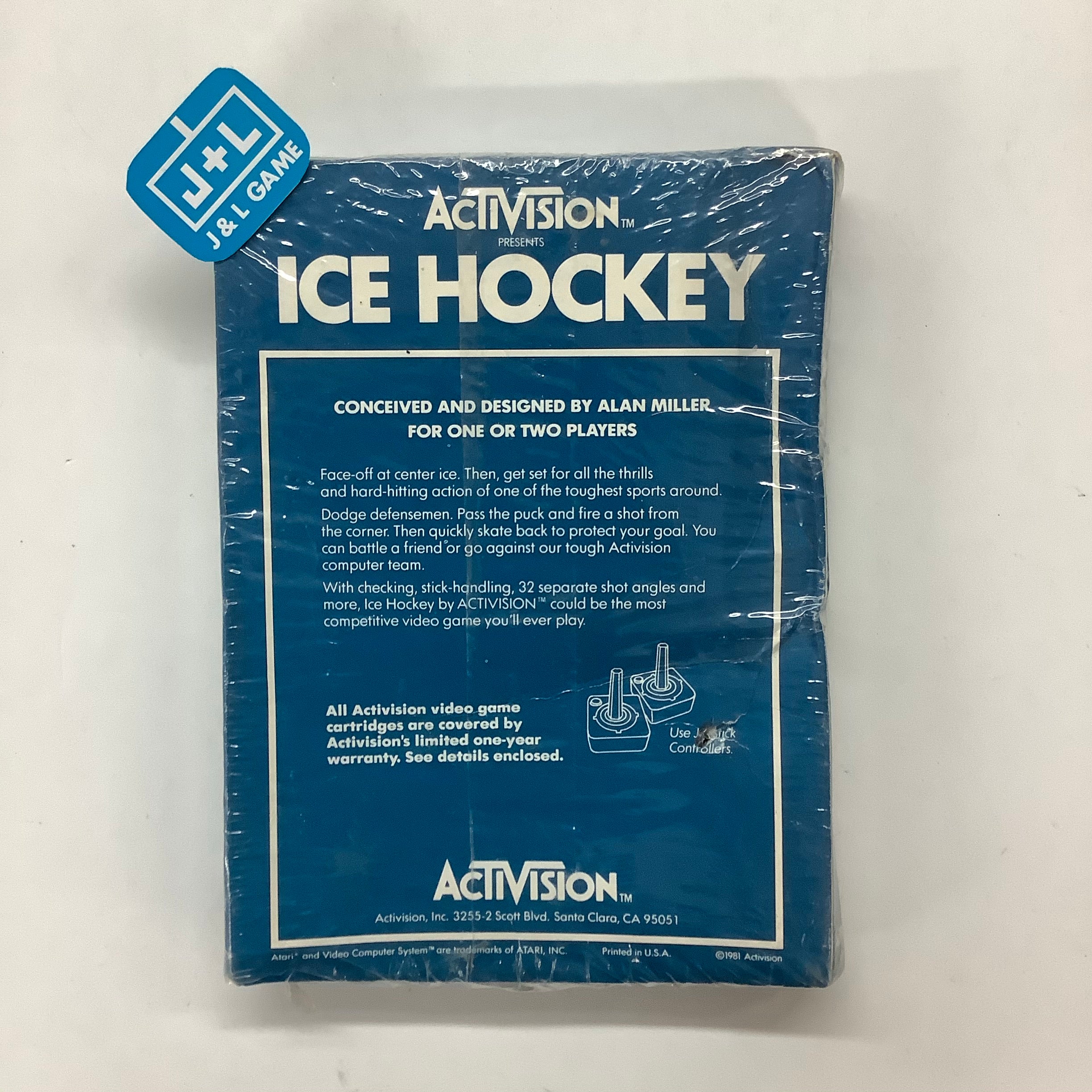 Ice Hockey - Atari 2600 Video Games Activision   