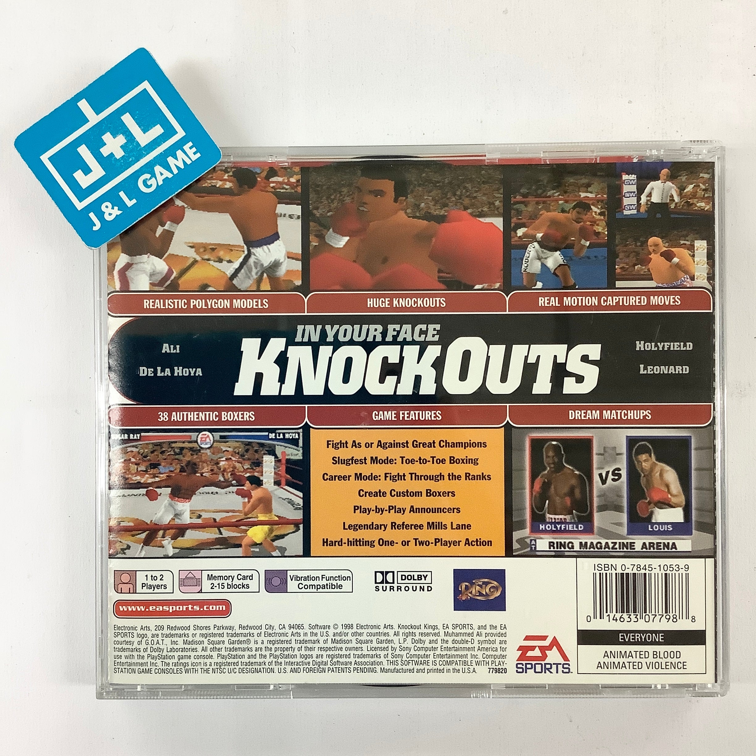Knockout Kings - (PS1) PlayStation 1 [Pre-Owned] Video Games EA Sports   