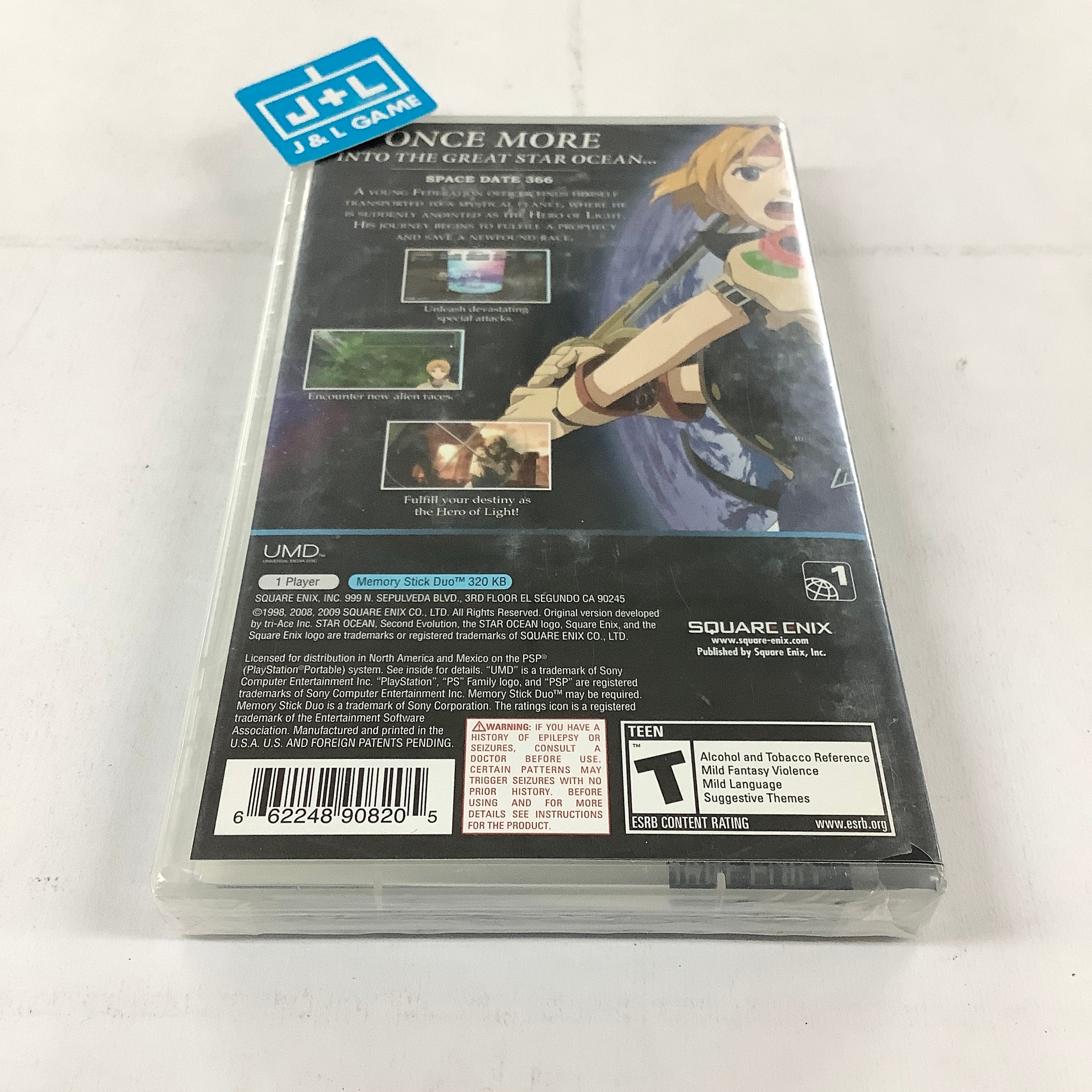 Star Ocean: Second Evolution - Sony PSP Video Games Square Enix   
