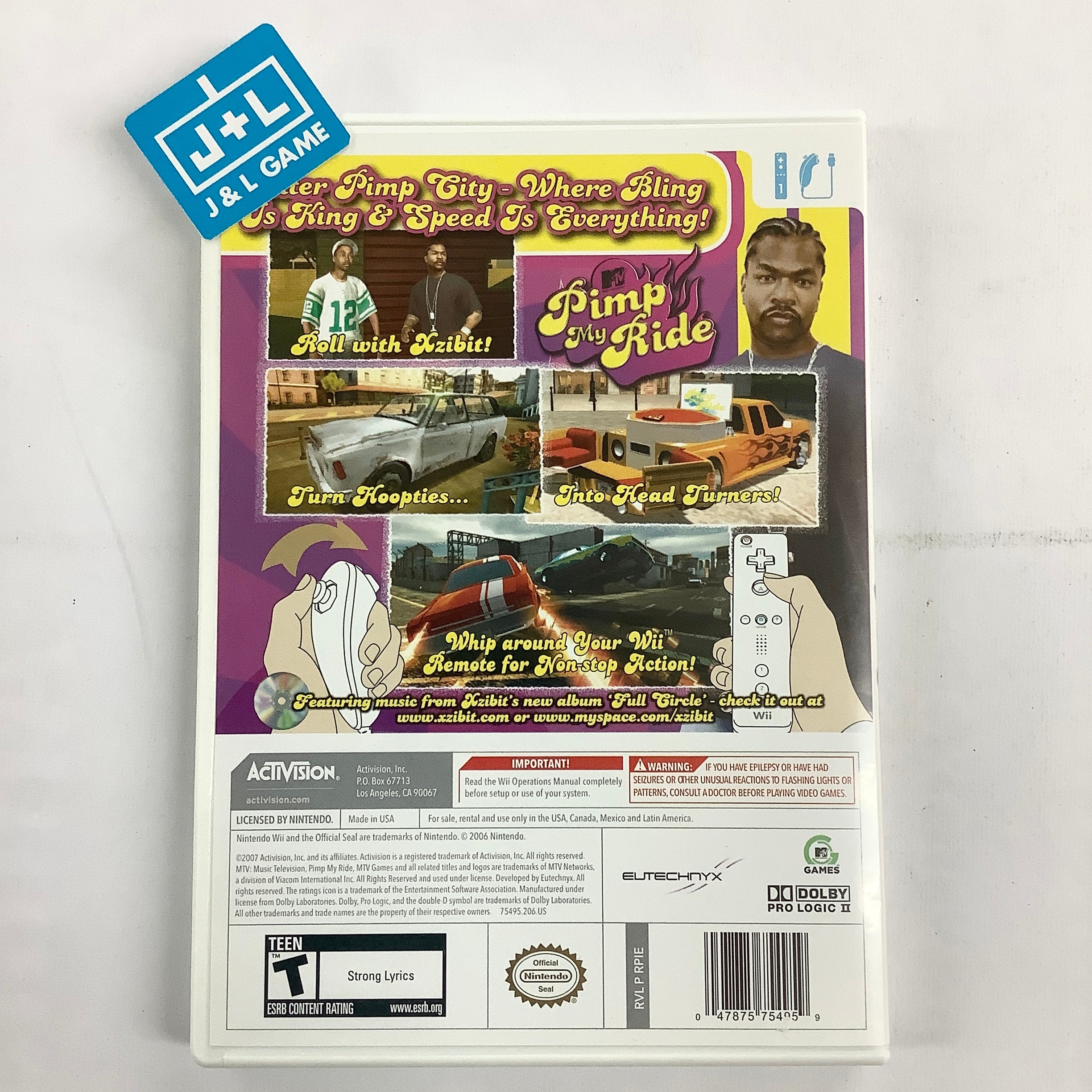 Pimp My Ride - Nintendo Wii [Pre-Owned] Video Games Activision   