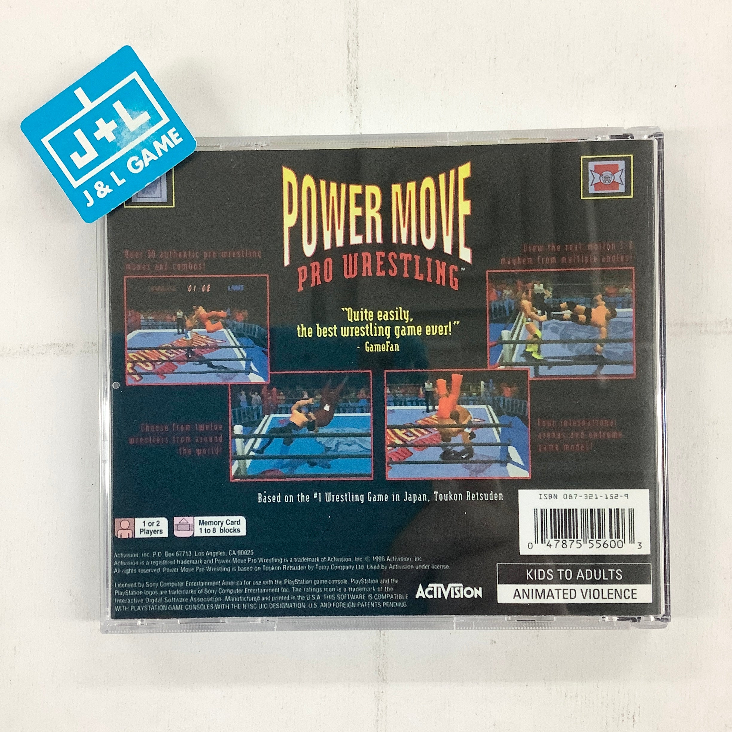 Power Move Pro Wrestling - (PS1) PlayStation 1 [Pre-Owned] Video Games Activision   