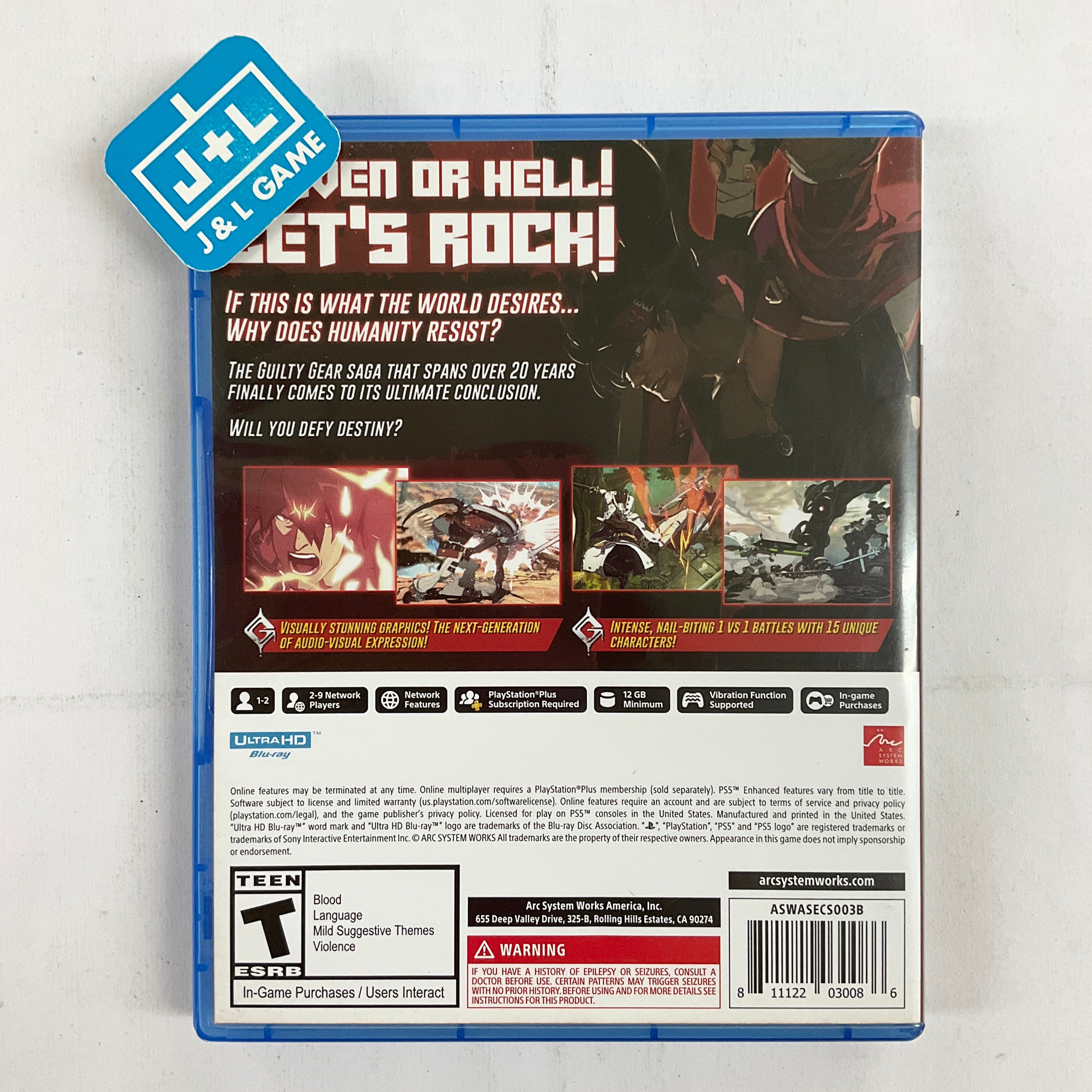 Guilty Gear -Strive- - (PS5) PlayStation 5 [Pre-Owned] Video Games ARC SYSTEM WORKS   