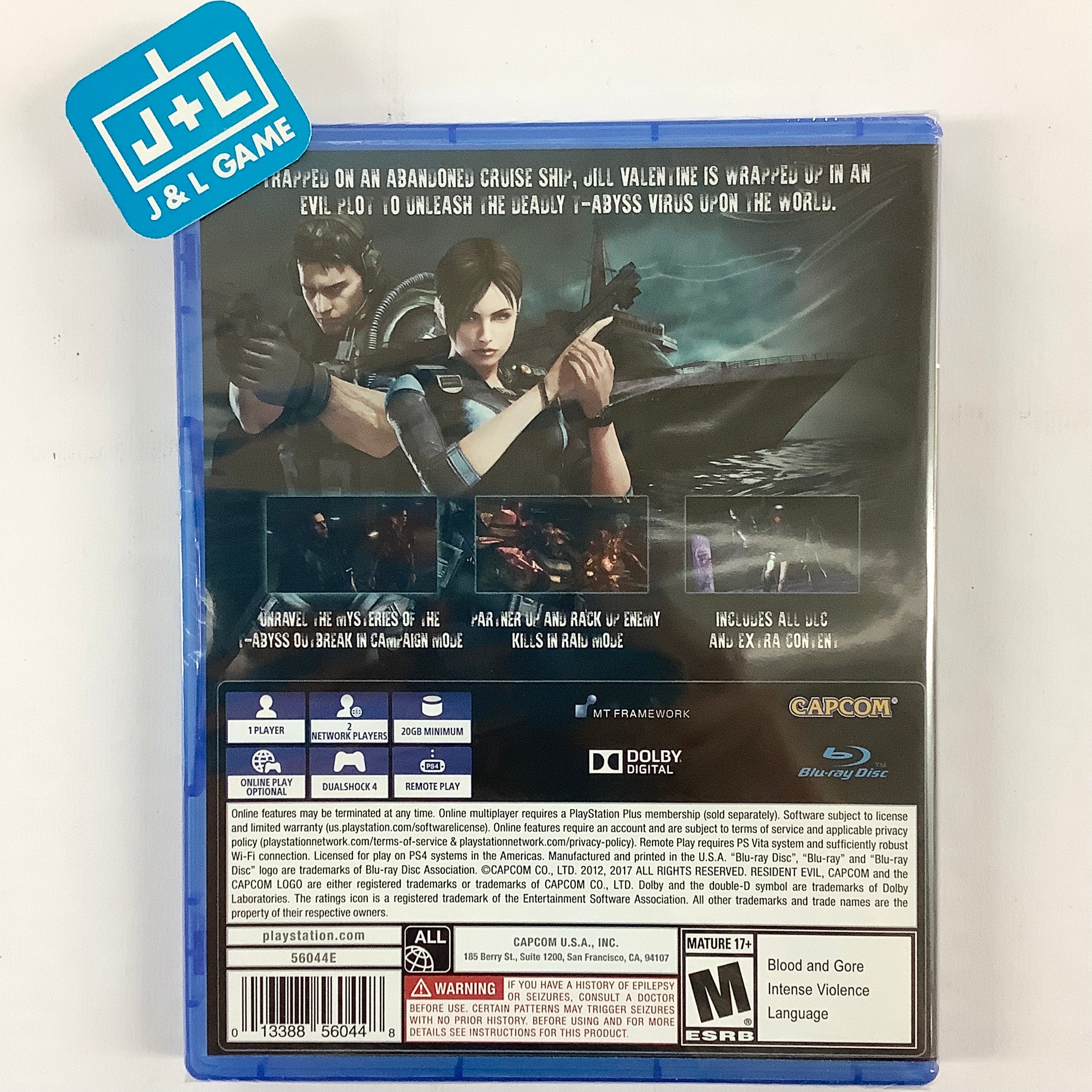 Resident Evil: Revelations - (PS4) PlayStation 4 Video Games Capcom   