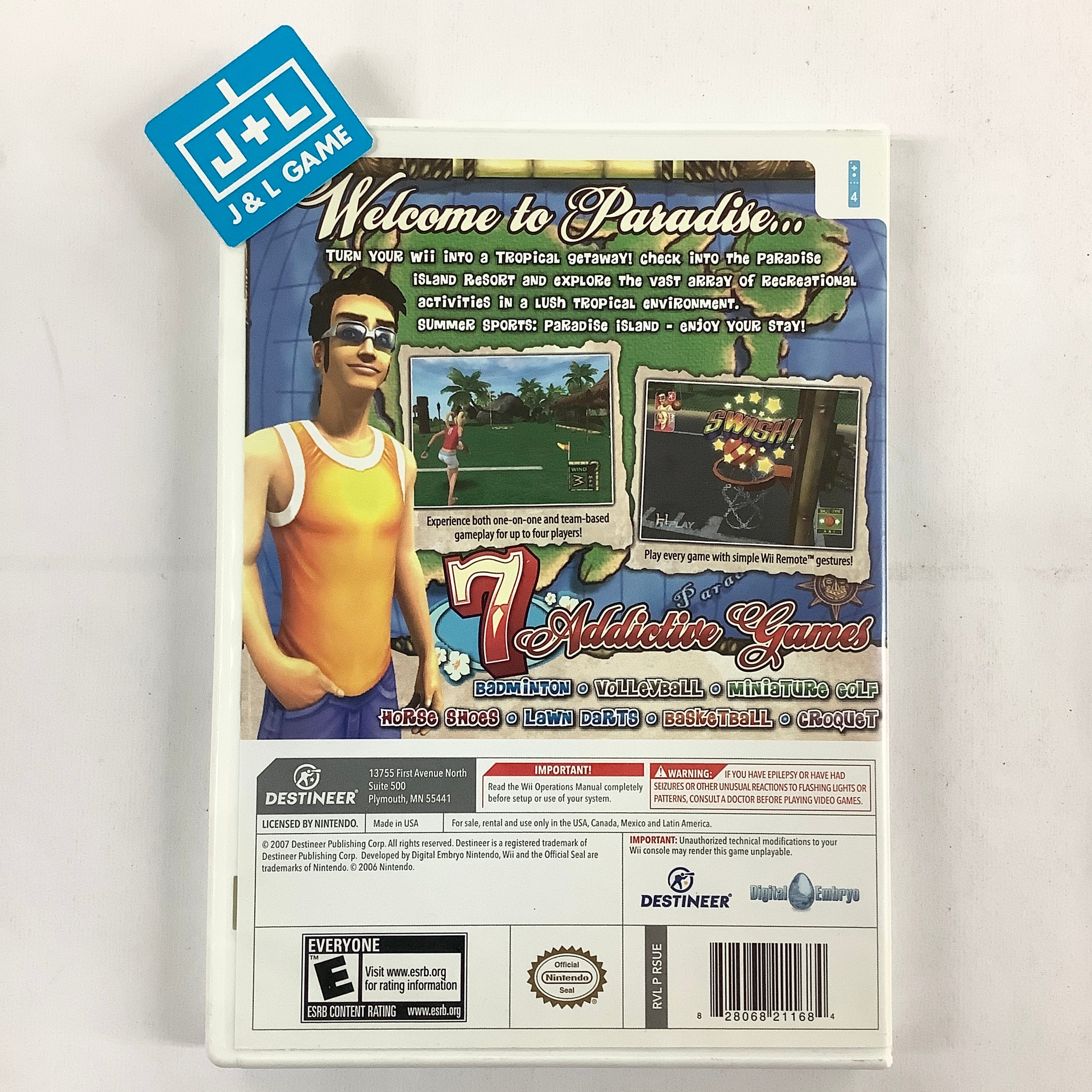 Summer Sports: Paradise Island - Nintendo Wii [Pre-Owned] Video Games Destineer   