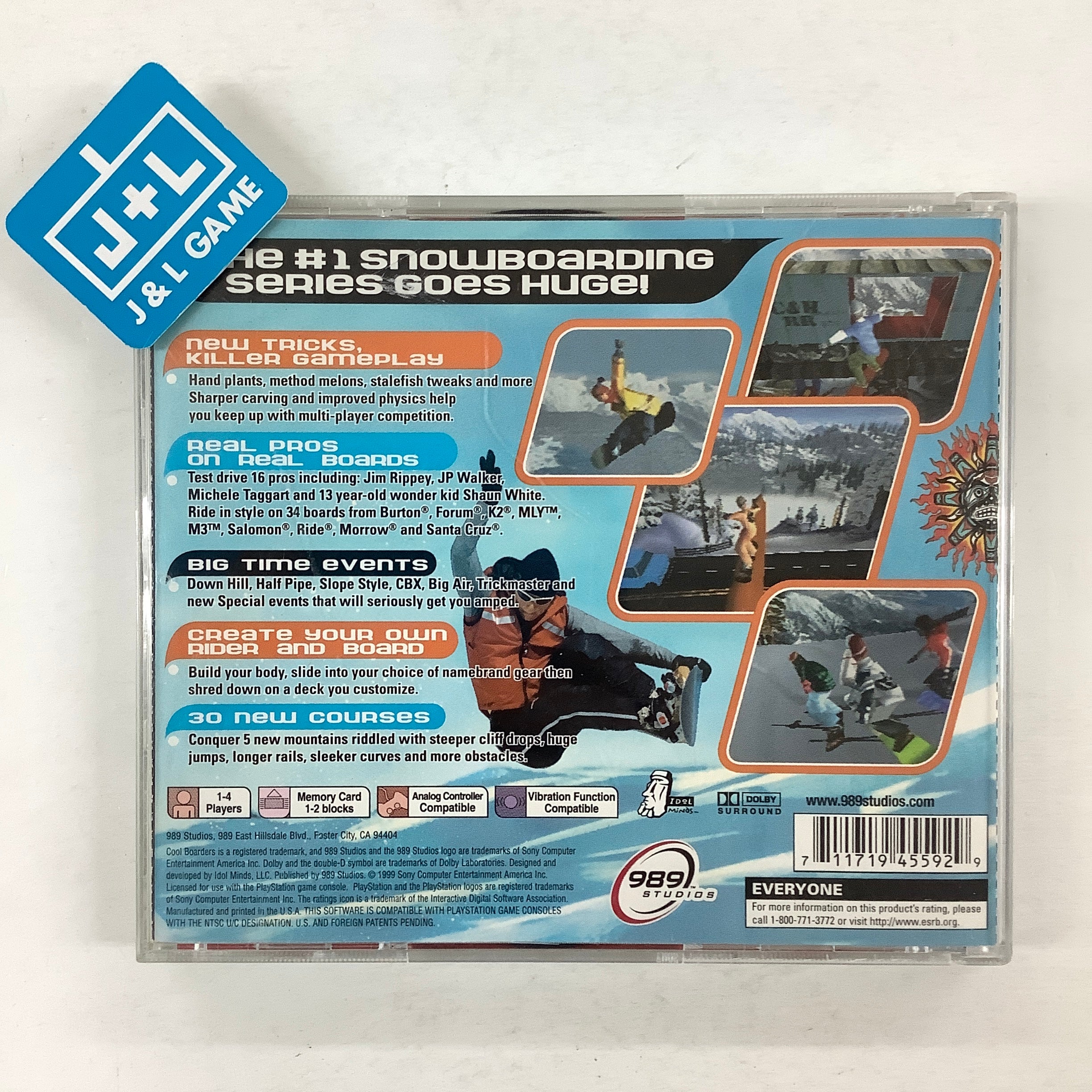 Cool Boarders 4 - (PS1) PlayStation 1 [Pre-Owned] Video Games 989 Sports   
