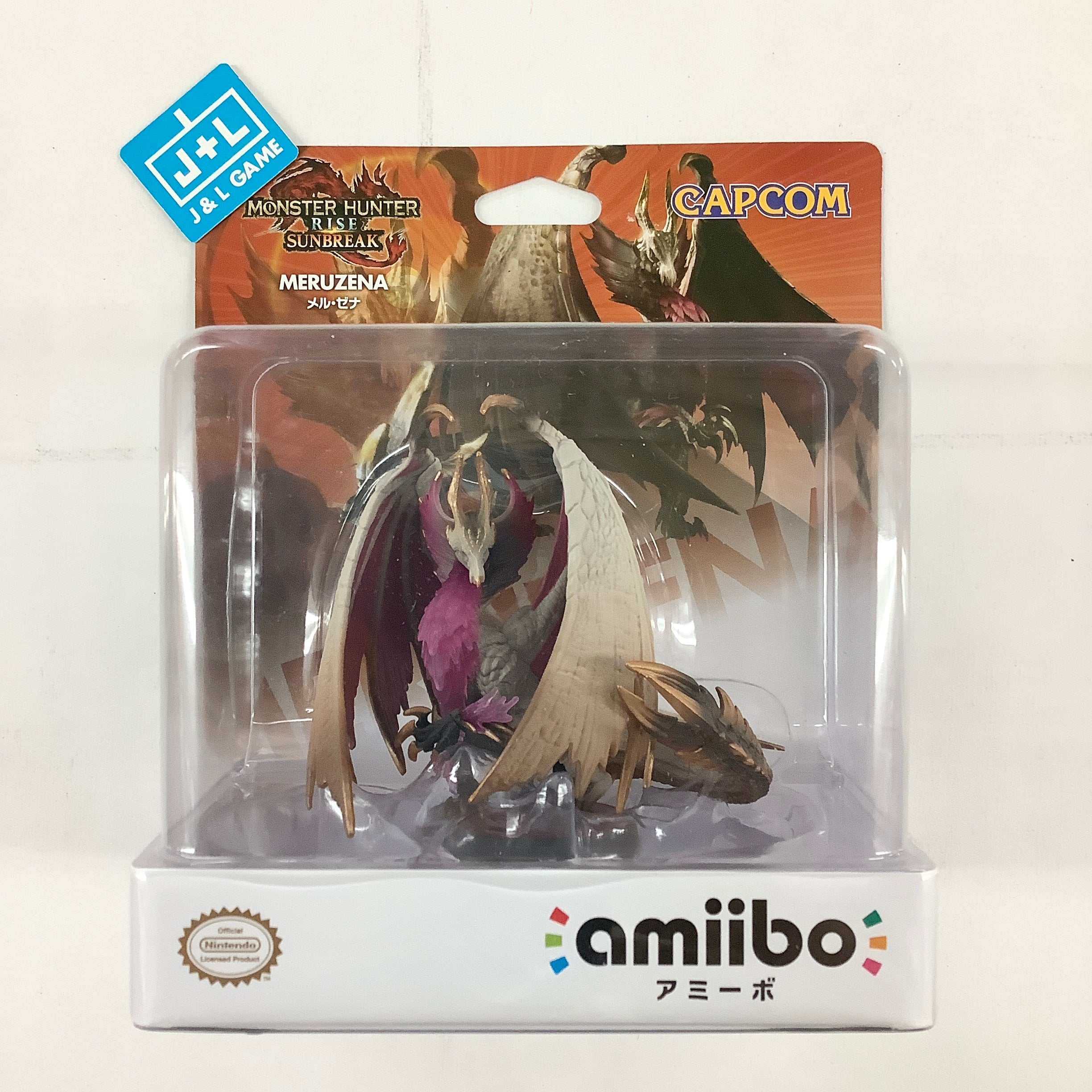 Meruzena (Monster Hunter Rise Sunbreak) - Nintendo Switch Amiibo (Japanese Import) Amiibo Nintendo   