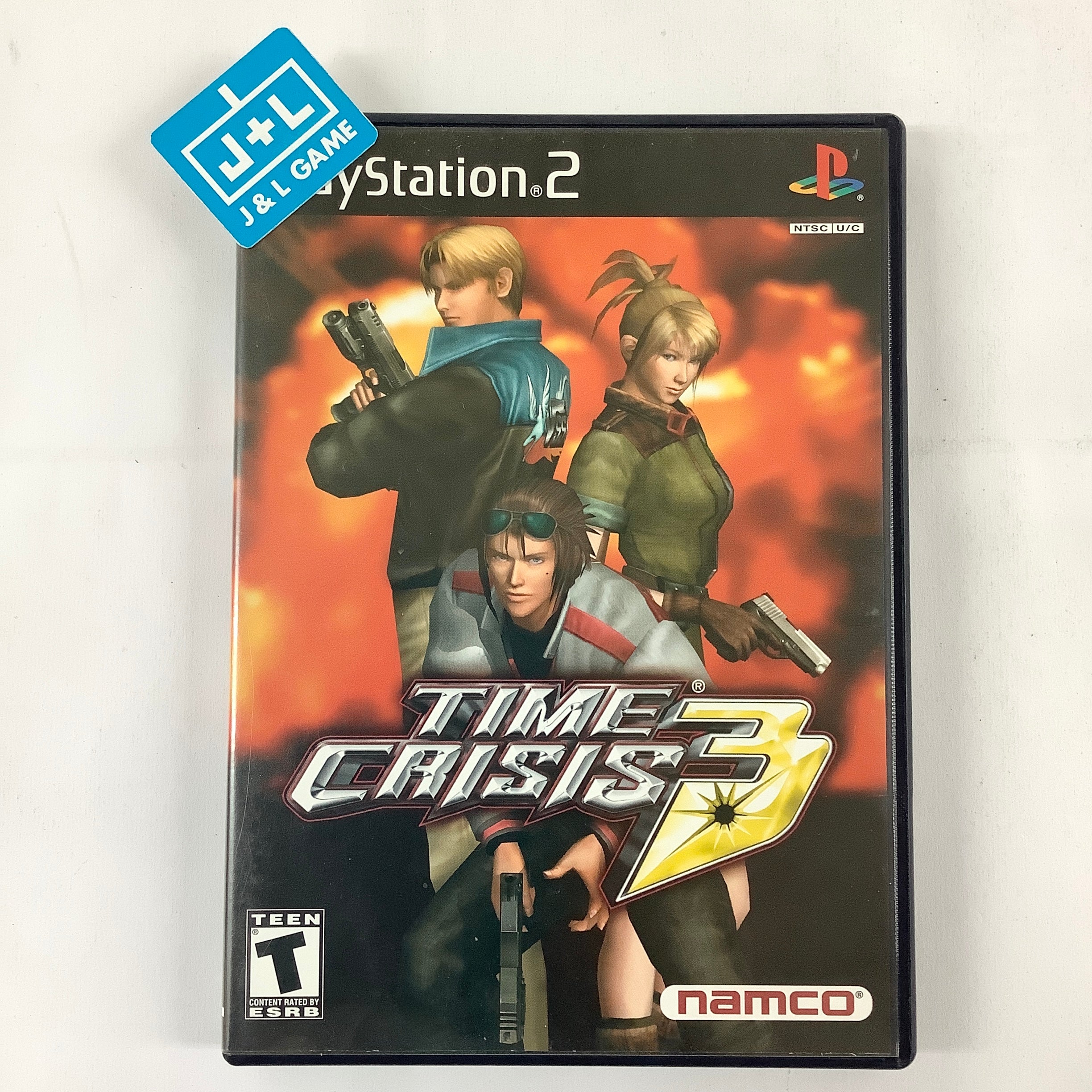 Time Crisis 3 - (PS2) PlayStation 2 [Pre-Owned] Video Games Namco   