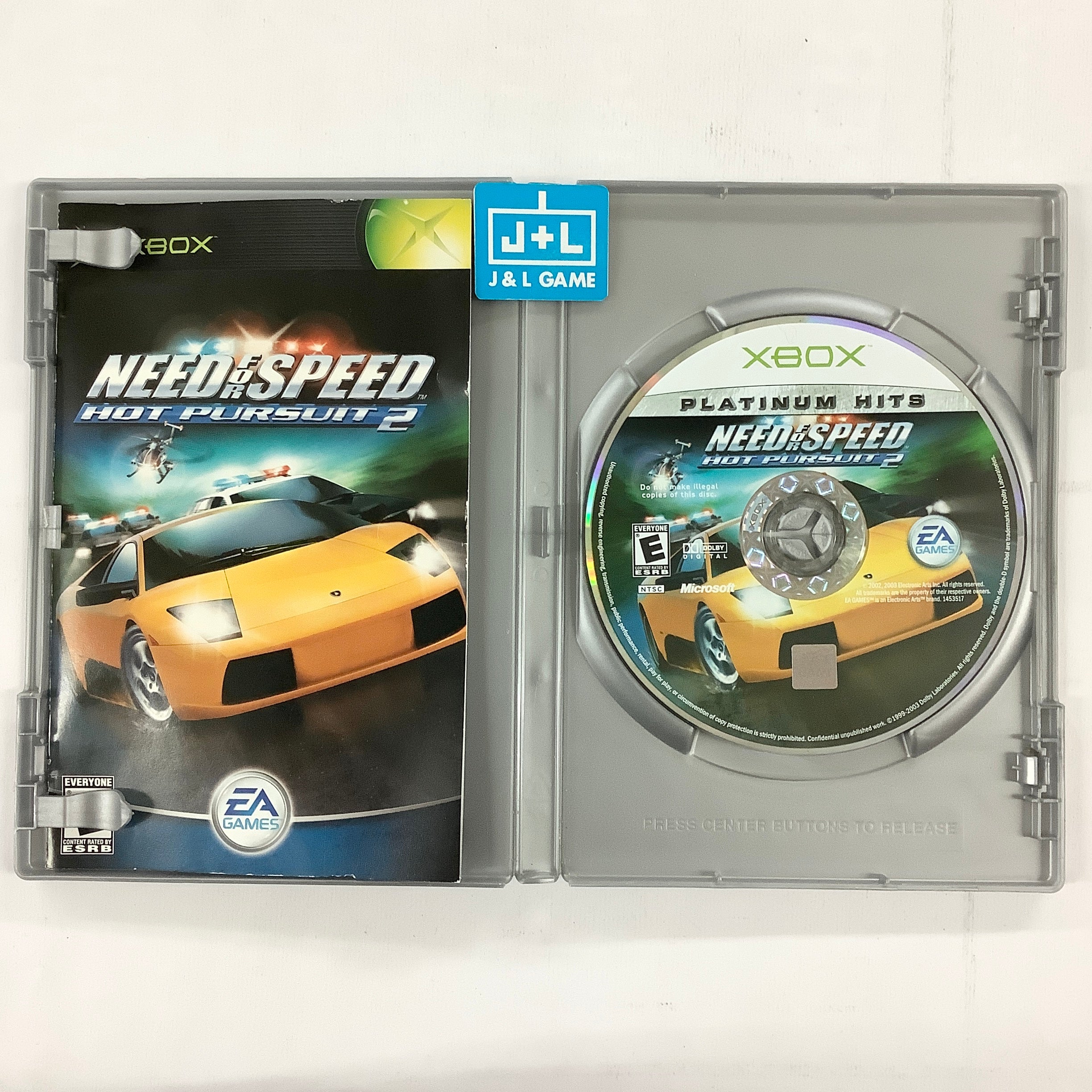 Need for Speed: Hot Pursuit 2 (Platinum Hits) - (XB) Xbox [Pre-Owned] Video Games Electronic Arts   