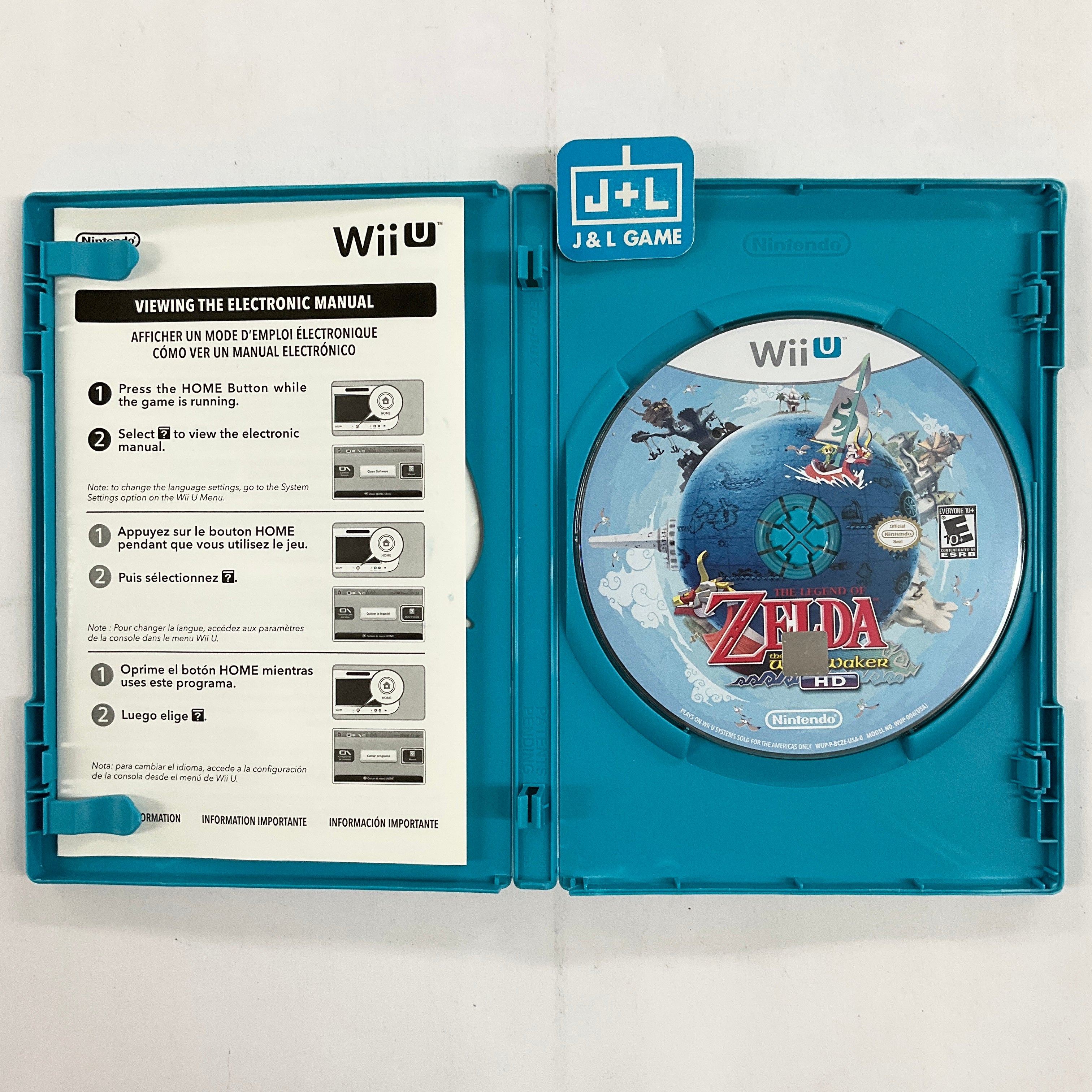The Legend of Zelda: The Wind Waker HD - Nintendo Wii U [Pre-Owned] Video Games Nintendo   