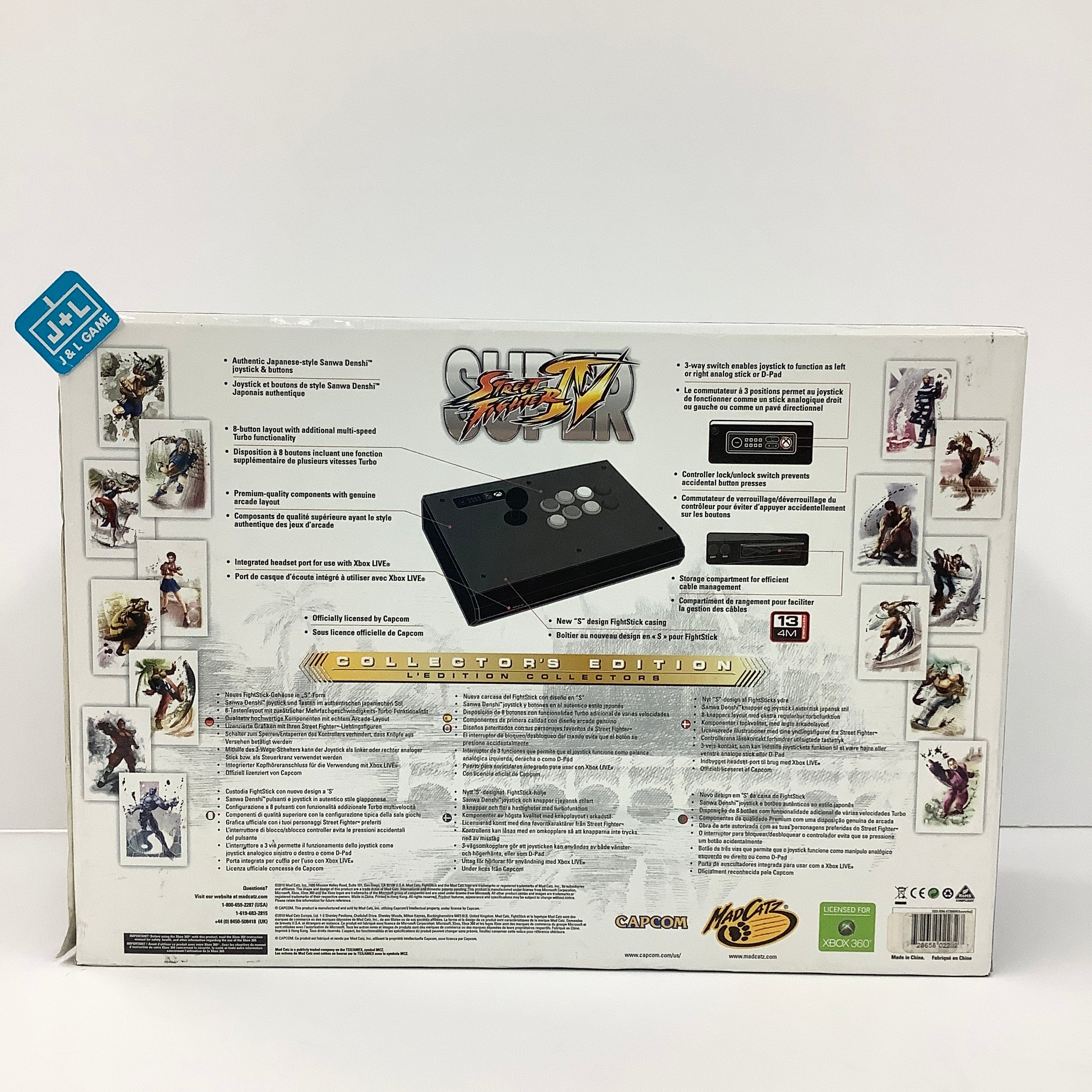 Mad Catz Super Street Fighter IV Arcade FightStick Tournament Edition S (Black) - Xbox 360 Accessories Mad Catz   