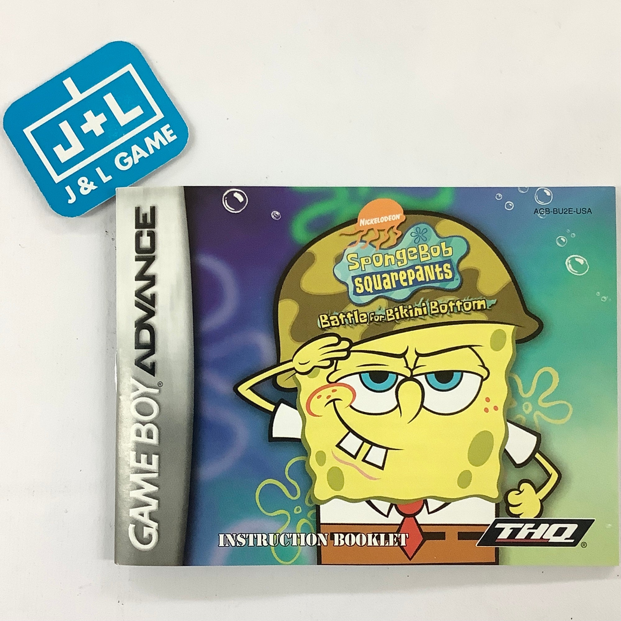 2 Games in 1 Double Pack - SpongeBob SquarePants: Battle for Bikini Bottom & Nicktoons: Freeze Frame Frenzy - (GBA) Game Boy Advance [Pre-Owned] Video Games THQ   