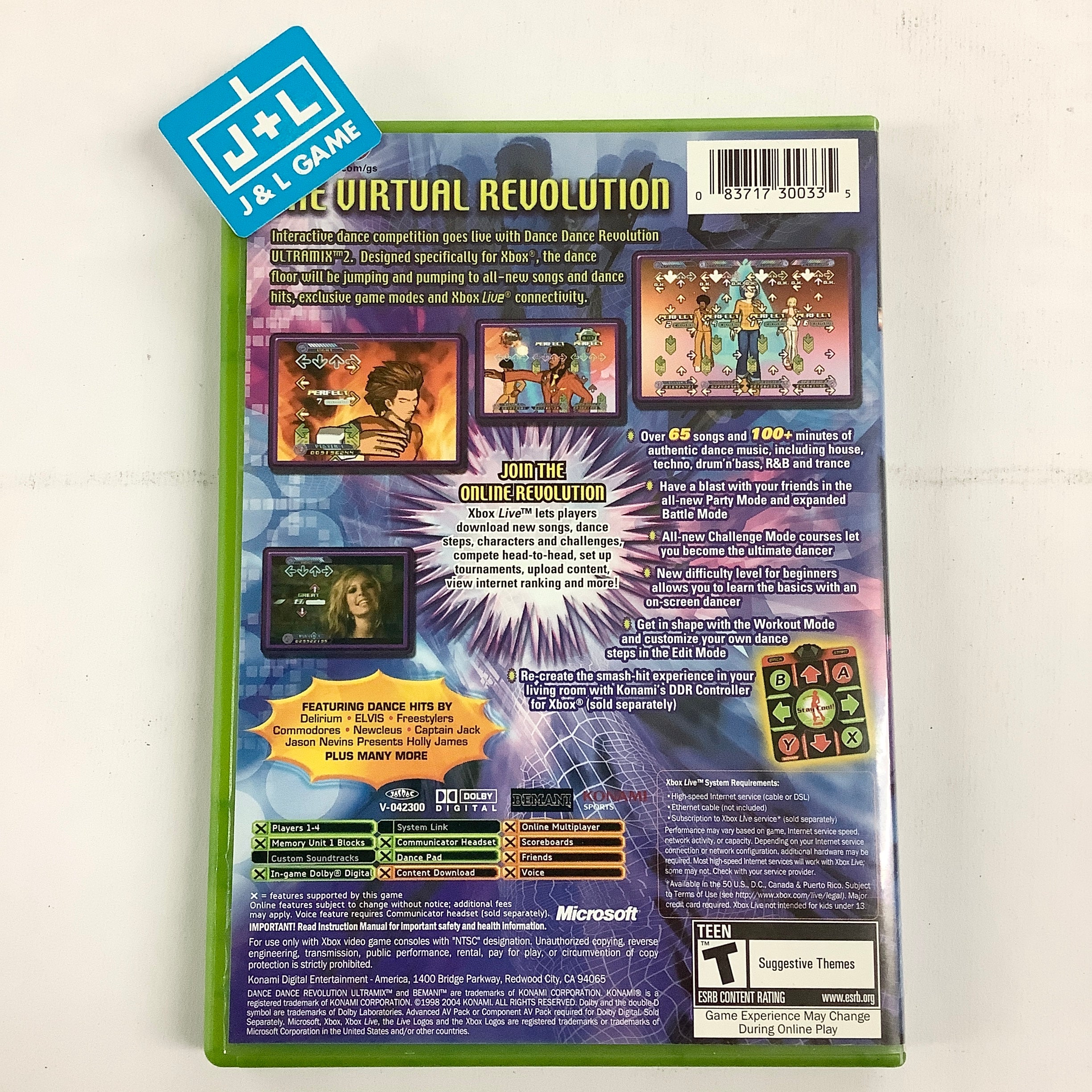 Dance Dance Revolution Ultramix 2 - (XB) Xbox [Pre-Owned] Video Games Konami   