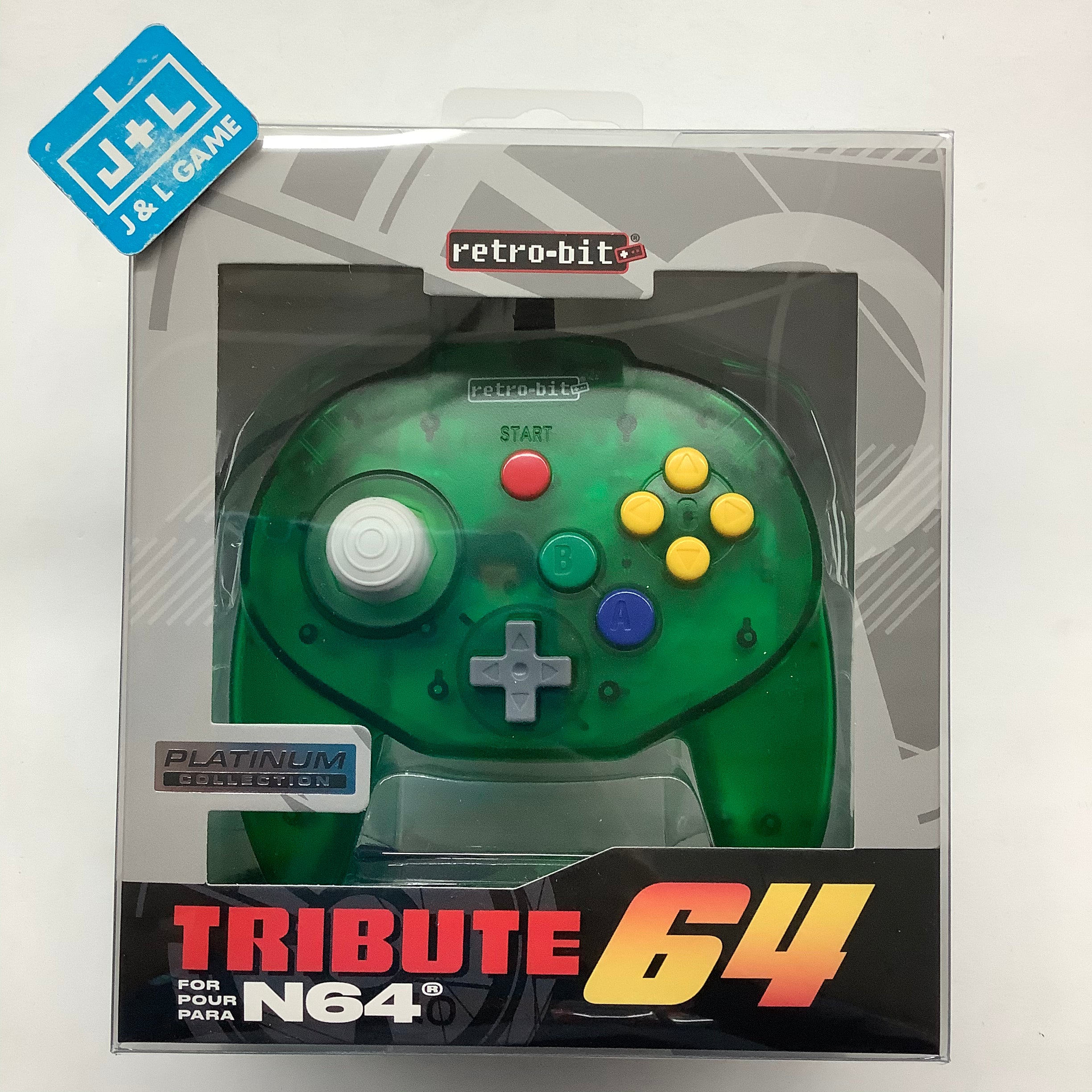 Retro-Bit Tribute 64  Controller (Forest Green) - Nintendo 64 Accessories Retro-Bit   