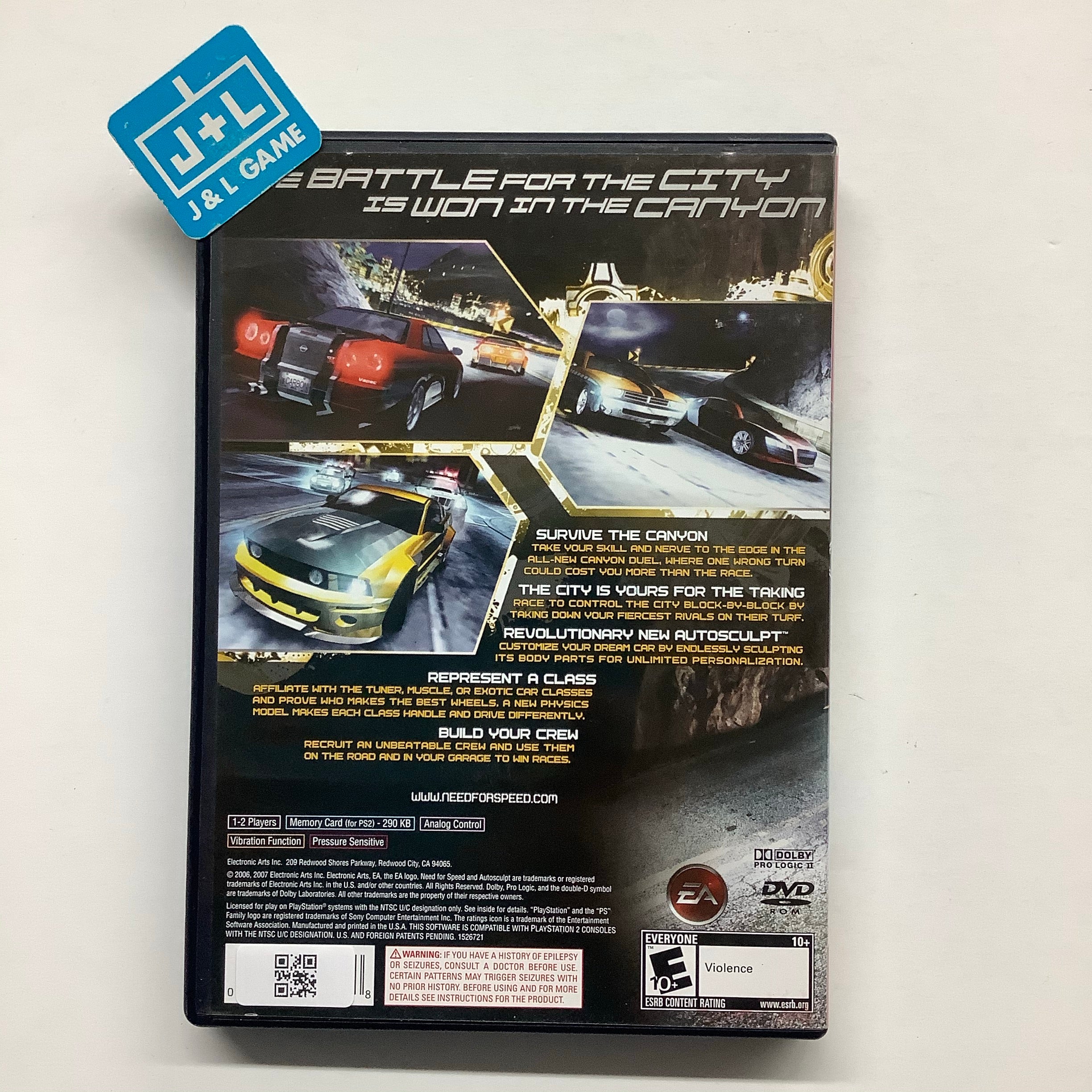 Need for Speed Carbon (Greatest Hits) - (PS2) PlayStation 2 [Pre-Owned] Video Games EA Games   