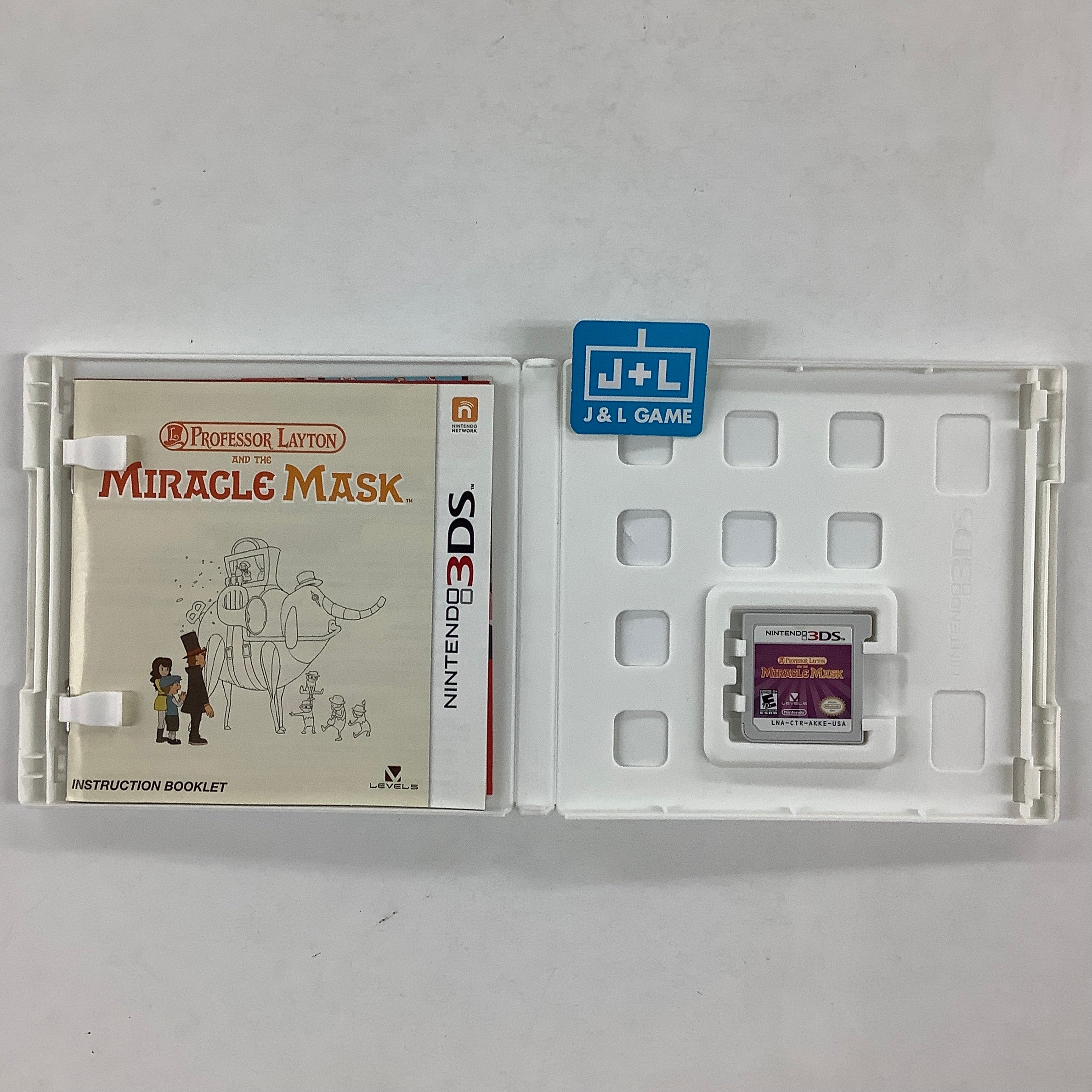 Professor Layton and the Miracle Mask - Nintendo 3DS [Pre-Owned] Video Games Nintendo   