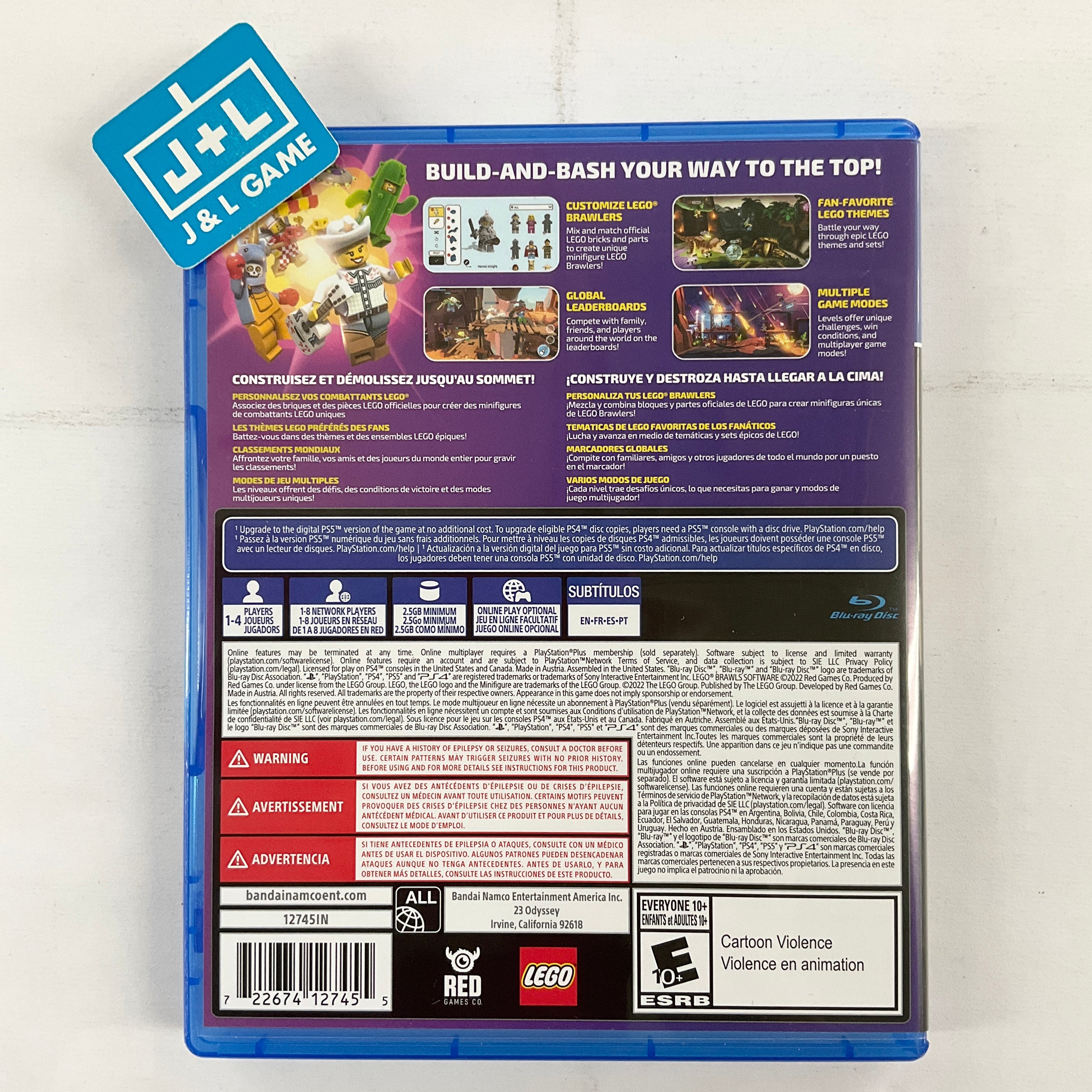 LEGO Brawls - (PS4) PlayStation 4 [UNBOXING] Video Games BANDAI NAMCO Entertainment   
