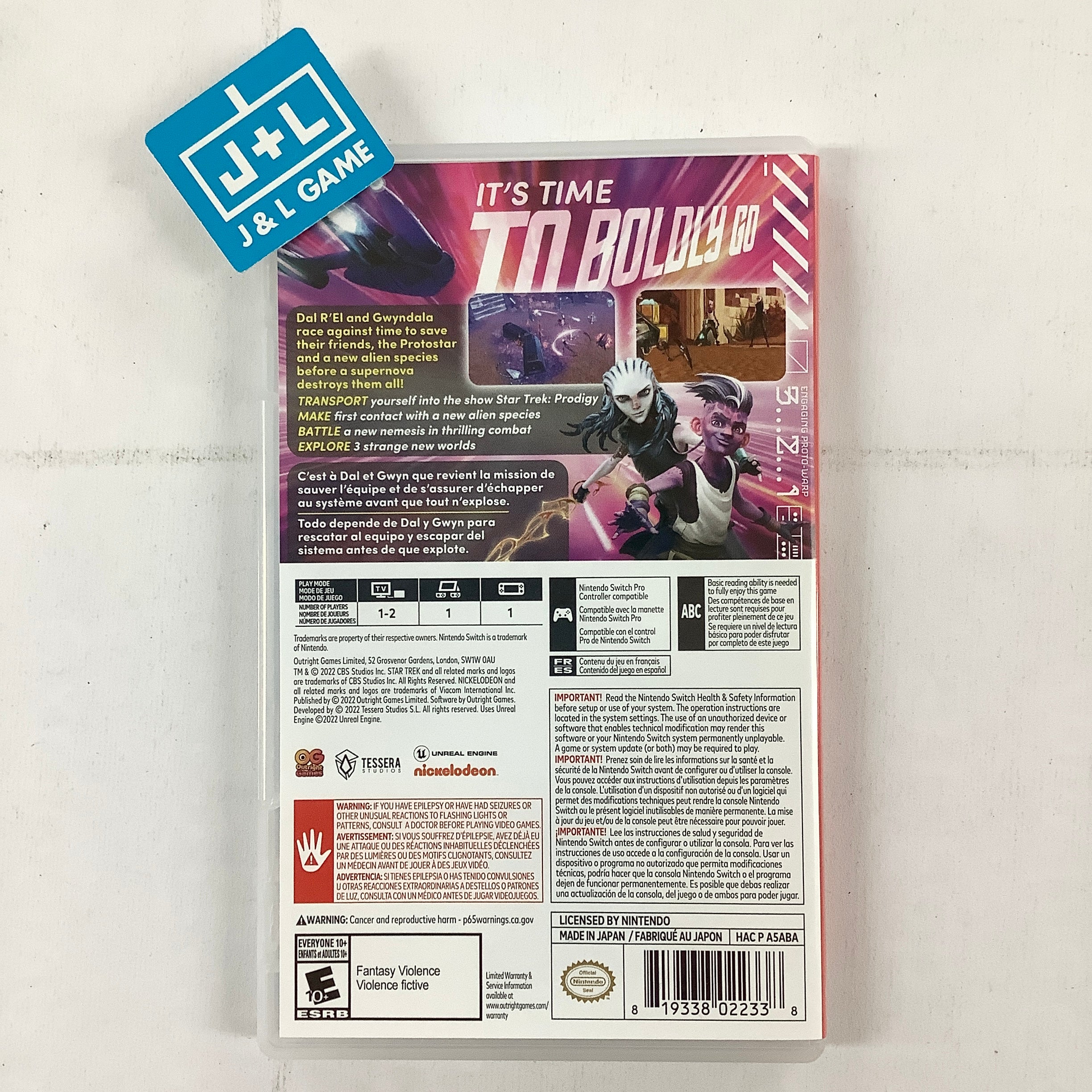 Star Trek Prodigy: Supernova - (NSW) Nintendo Switch [UNBOXING] Video Games Outright Games   