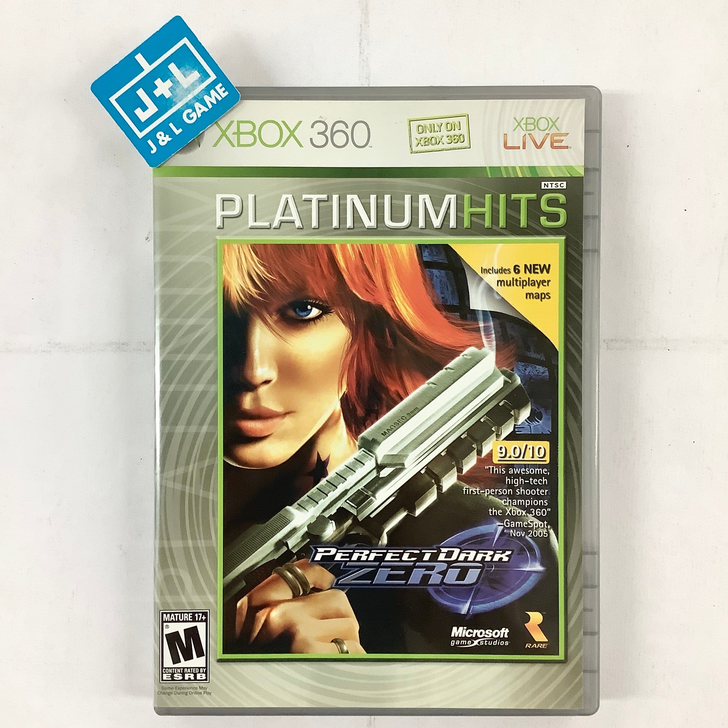 Perfect Dark Zero (Platinum Hits) - Xbox 360 [Pre-Owned] Video Games Microsoft Game Studios   