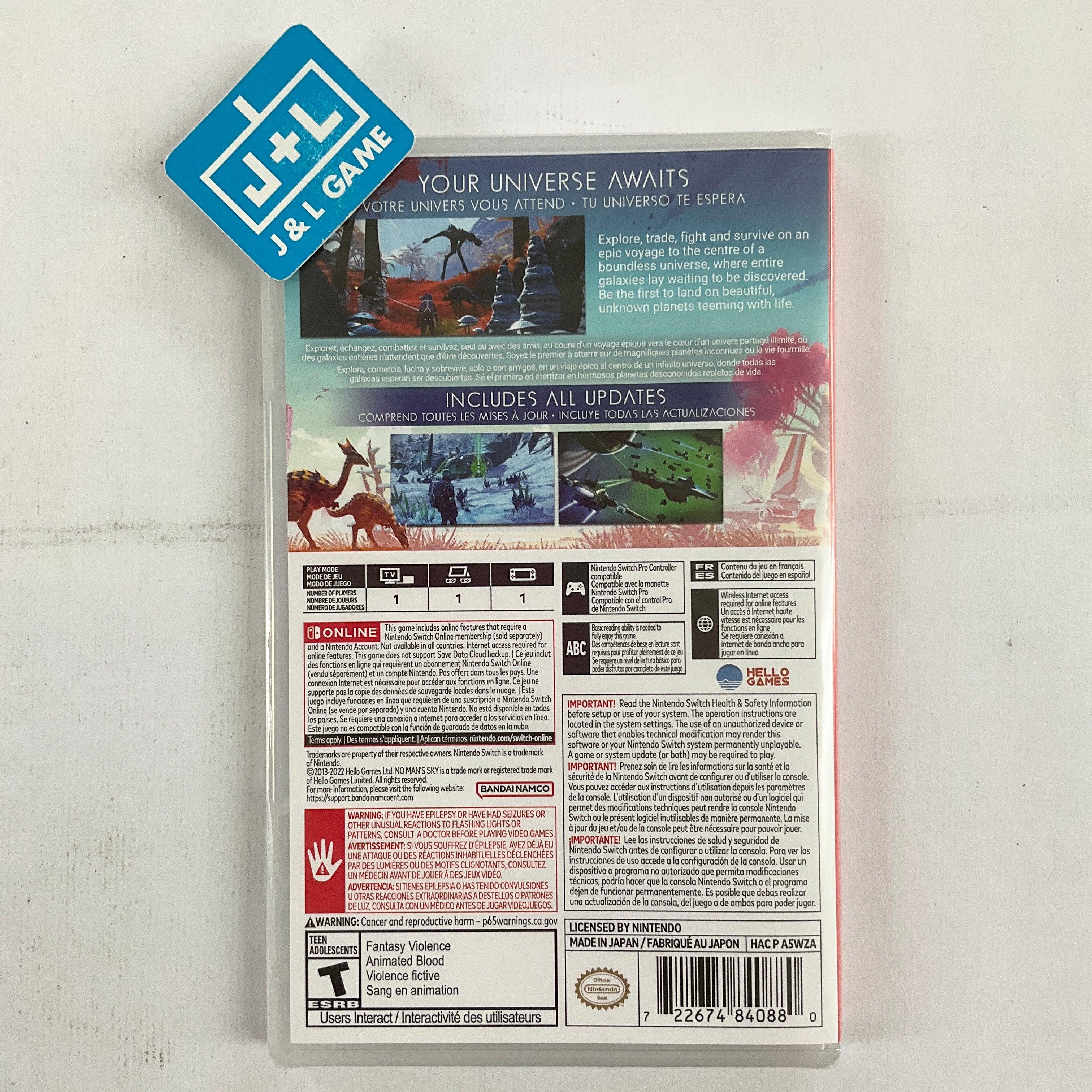No Man's Sky - (NSW) Nintendo Switch Video Games BANDAI NAMCO Entertainment   