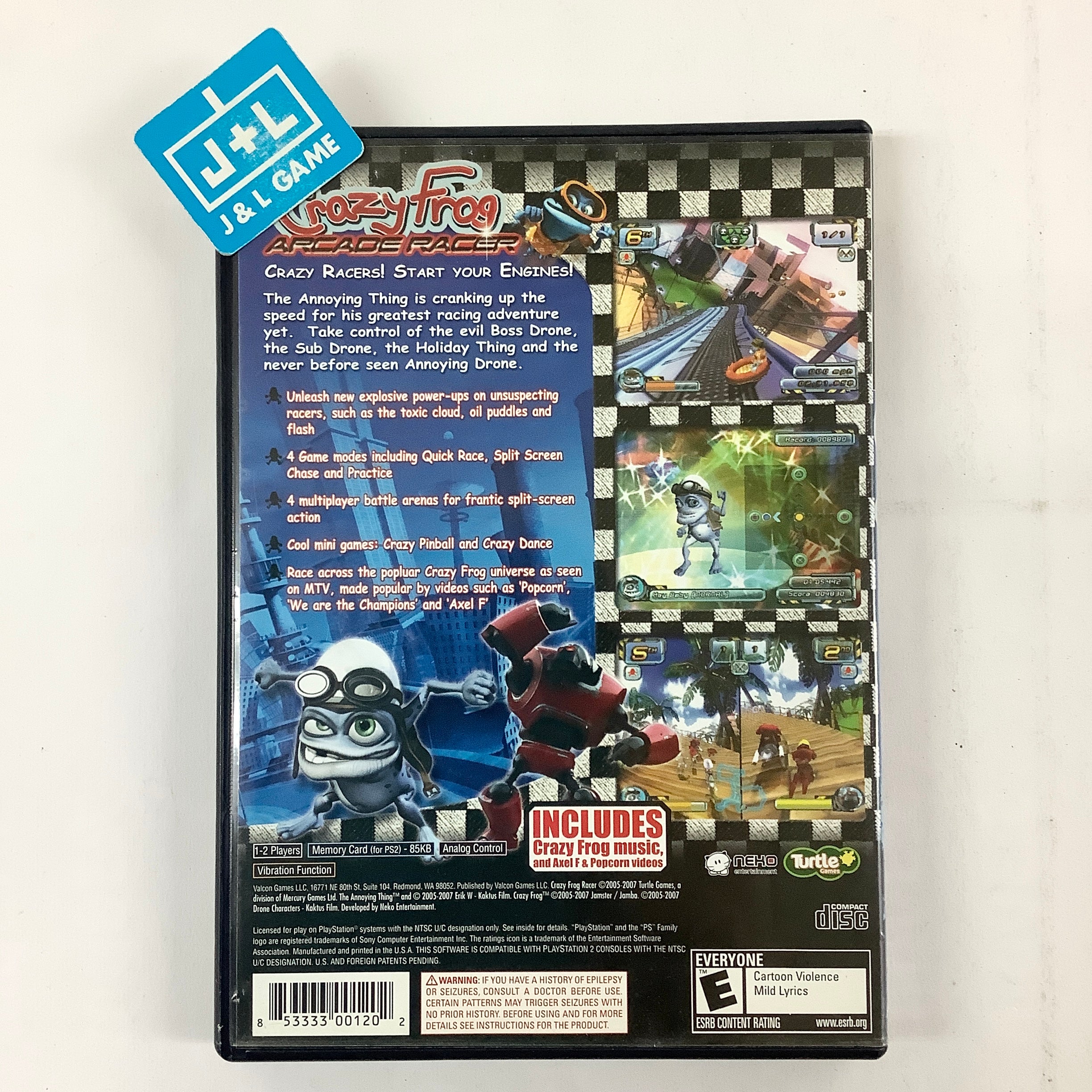 Amazon.co.jp: Crazy Frog Racer 海外版箱付・説明書付・ソフト