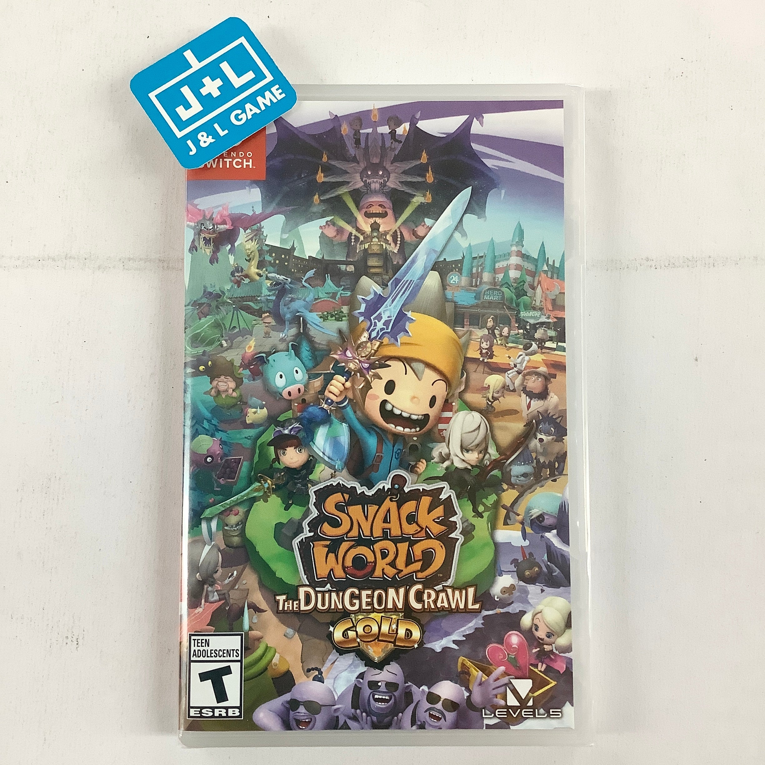 Snack World: The Dungeon Crawl Gold - (NSW) Nintendo Switch Video Games Nintendo   