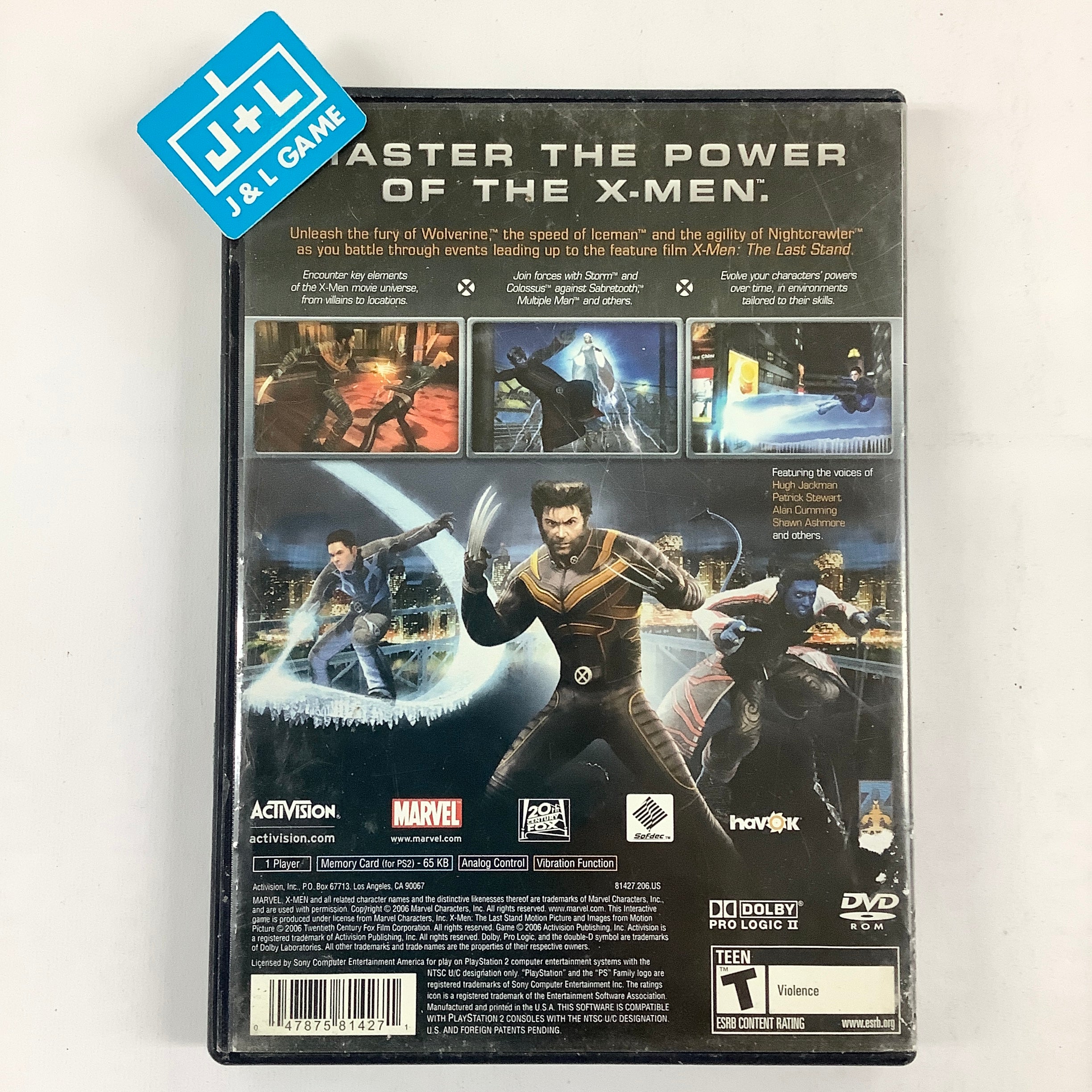X-Men: The Official Game - (PS2) PlayStation 2 [Pre-Owned] Video Games Activision   
