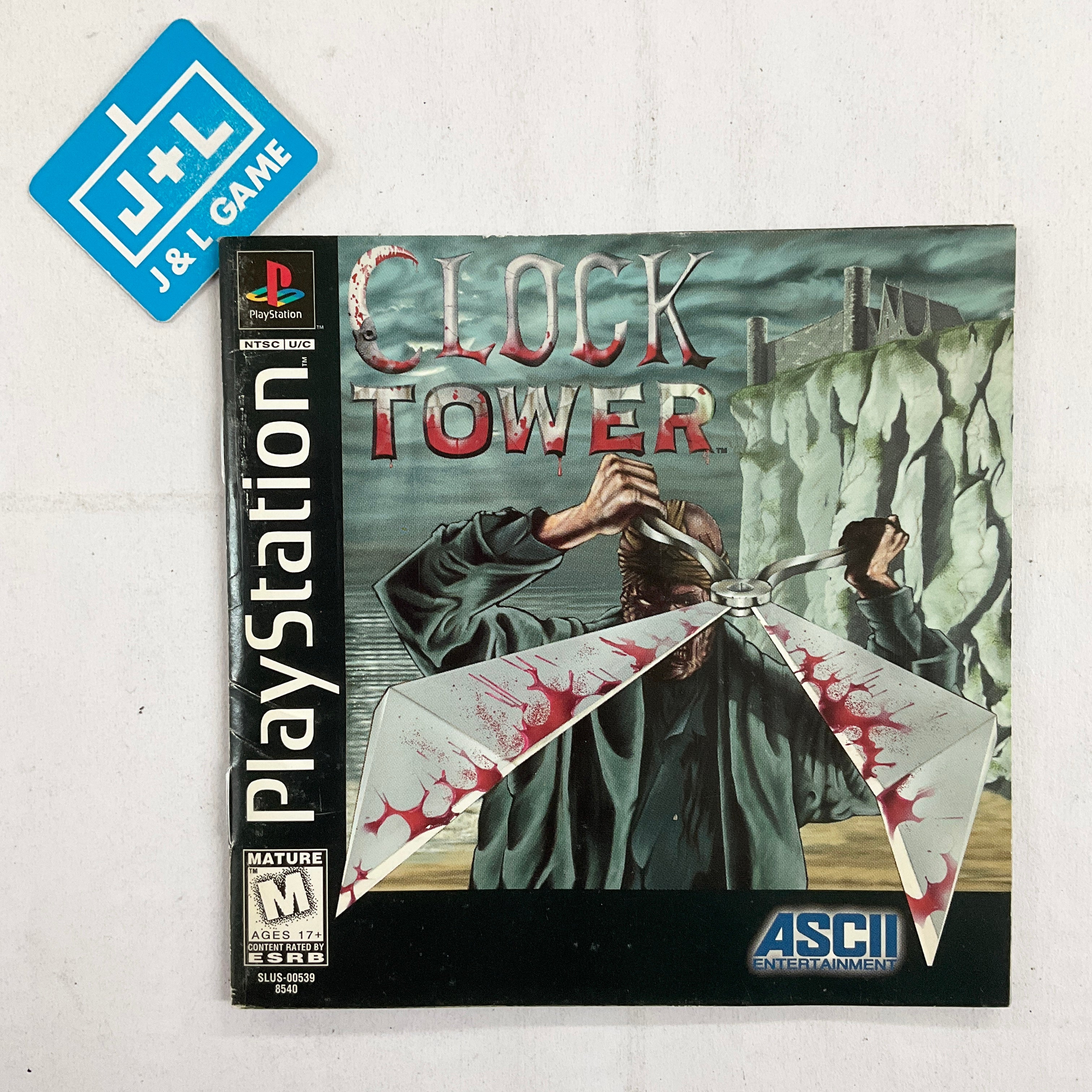 Clock Tower - (PS1) PlayStation 1 [Pre-Owned] Video Games ASCII Entertainment   
