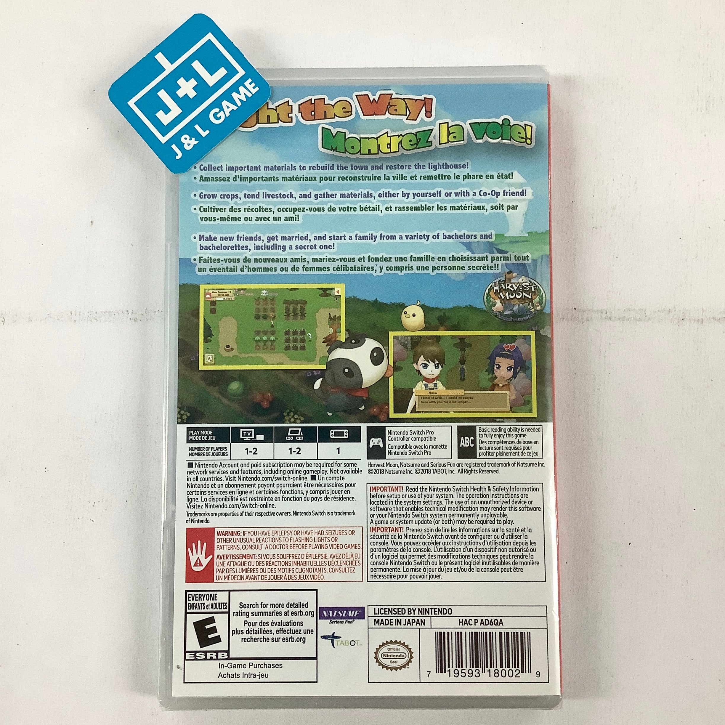 Harvest Moon: Light of Hope Special Edition - (NSW) Nintendo Switch Video Games Natsume   