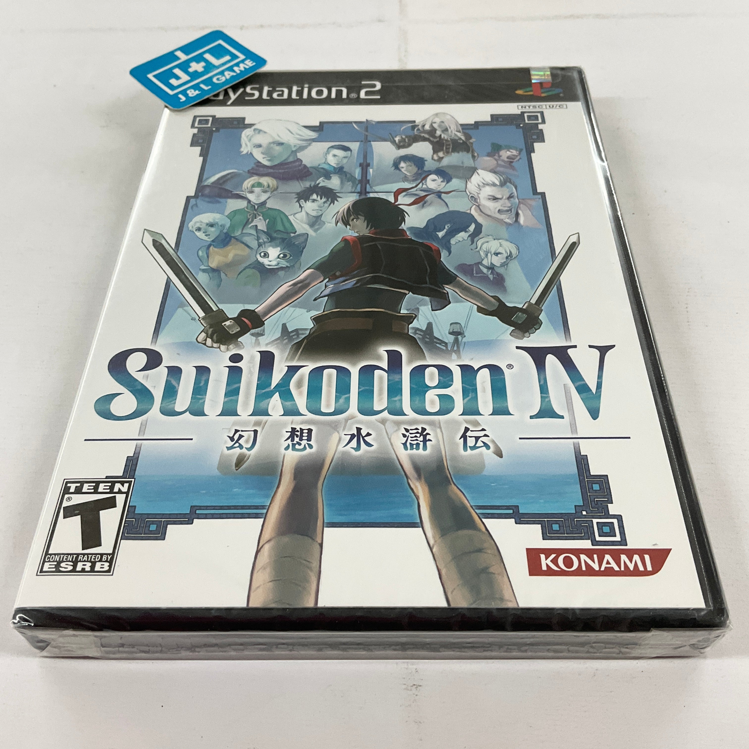 Suikoden IV - (PS2) PlayStation 2 Video Games Konami   