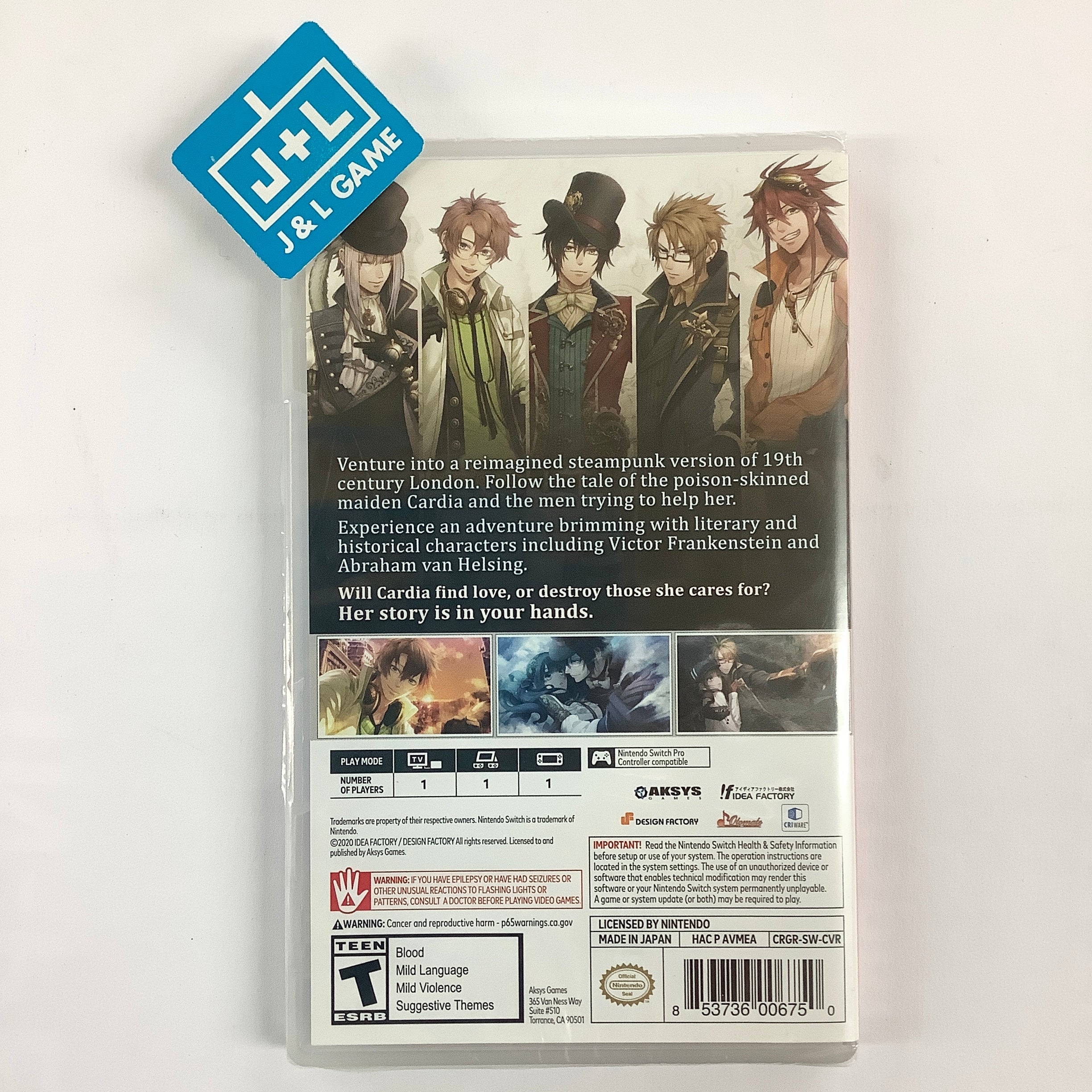 Code: Realize ~Guardian of Rebirth~ - (NSW) Nintendo Switch | J&L Game