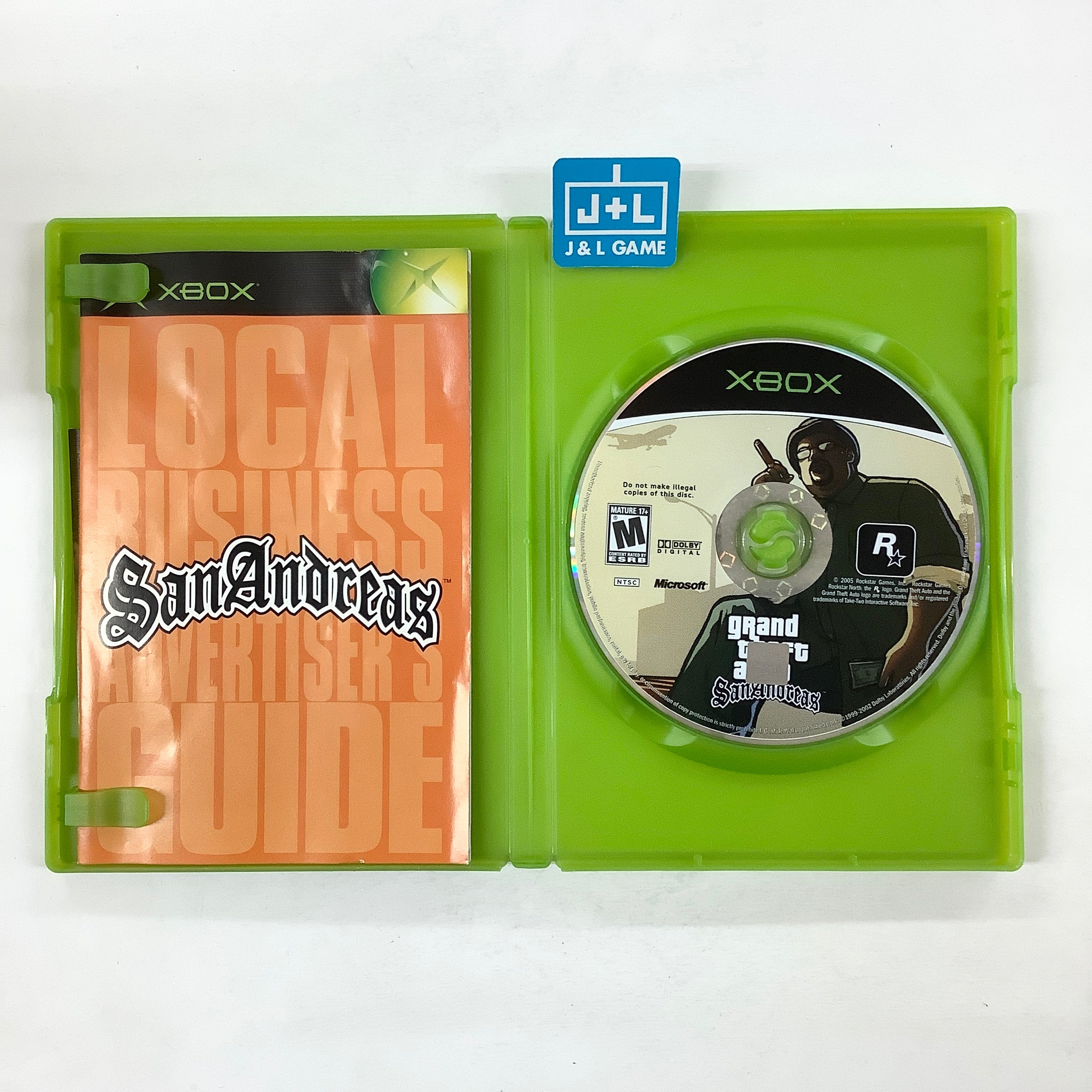 Grand Theft Auto: San Andreas - (XB) Xbox [Pre-Owned] Video Games Rockstar Games   