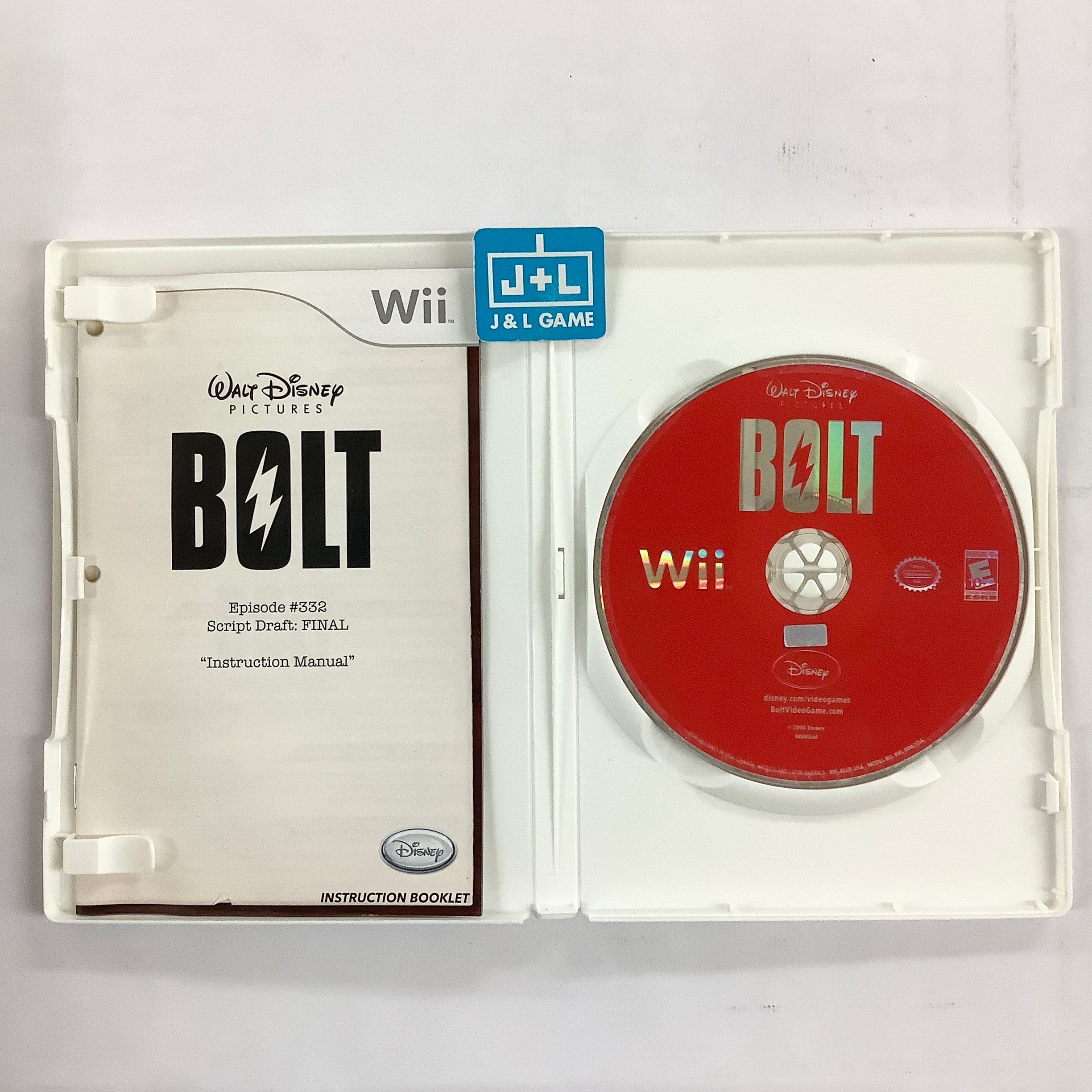 Bolt - Nintendo Wii [Pre-Owned] Video Games Disney Interactive Studios   