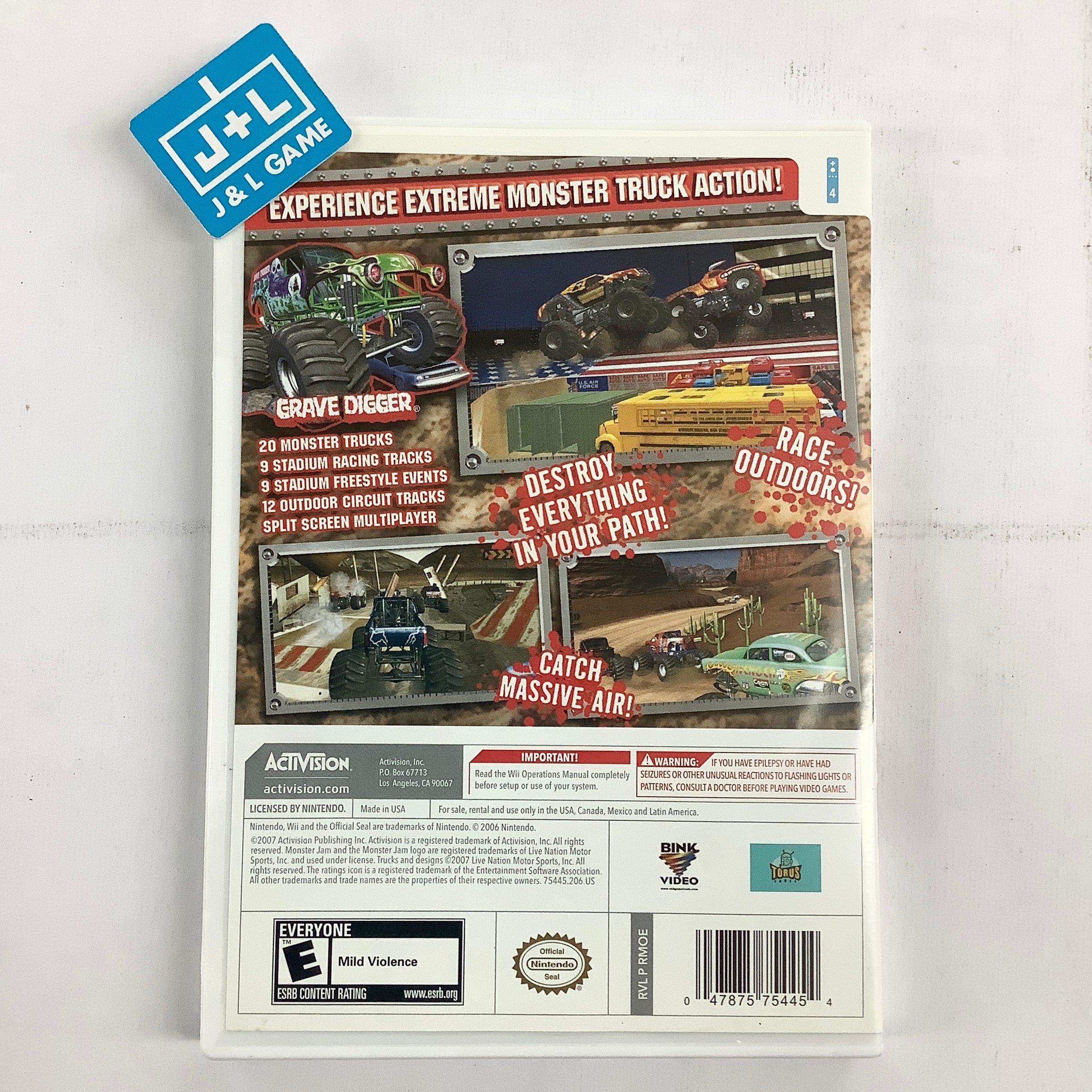 Monster Jam - Nintendo Wii [Pre-Owned] Video Games Activision   