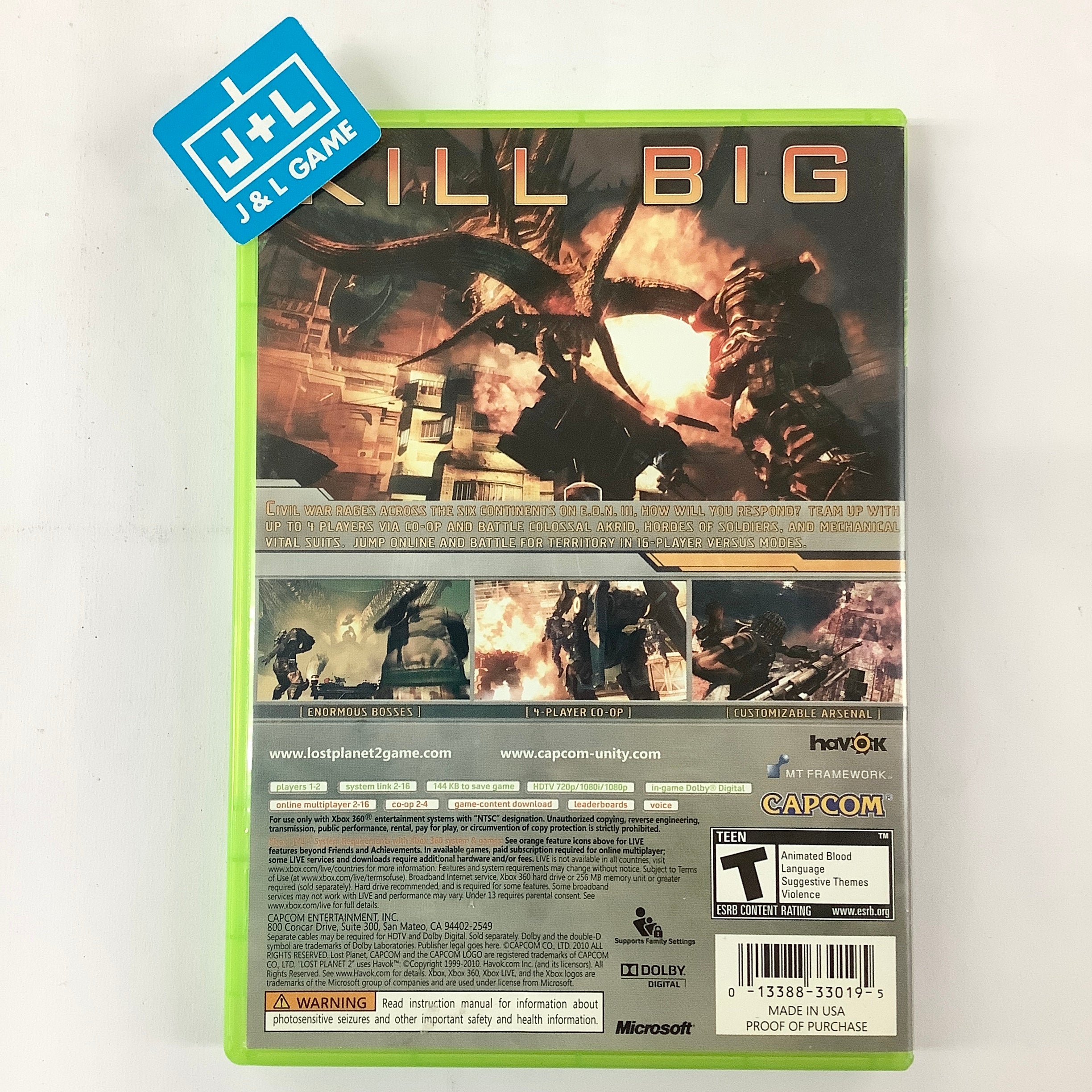 Lost Planet 2 - Xbox 360 [Pre-Owned] Video Games Capcom   