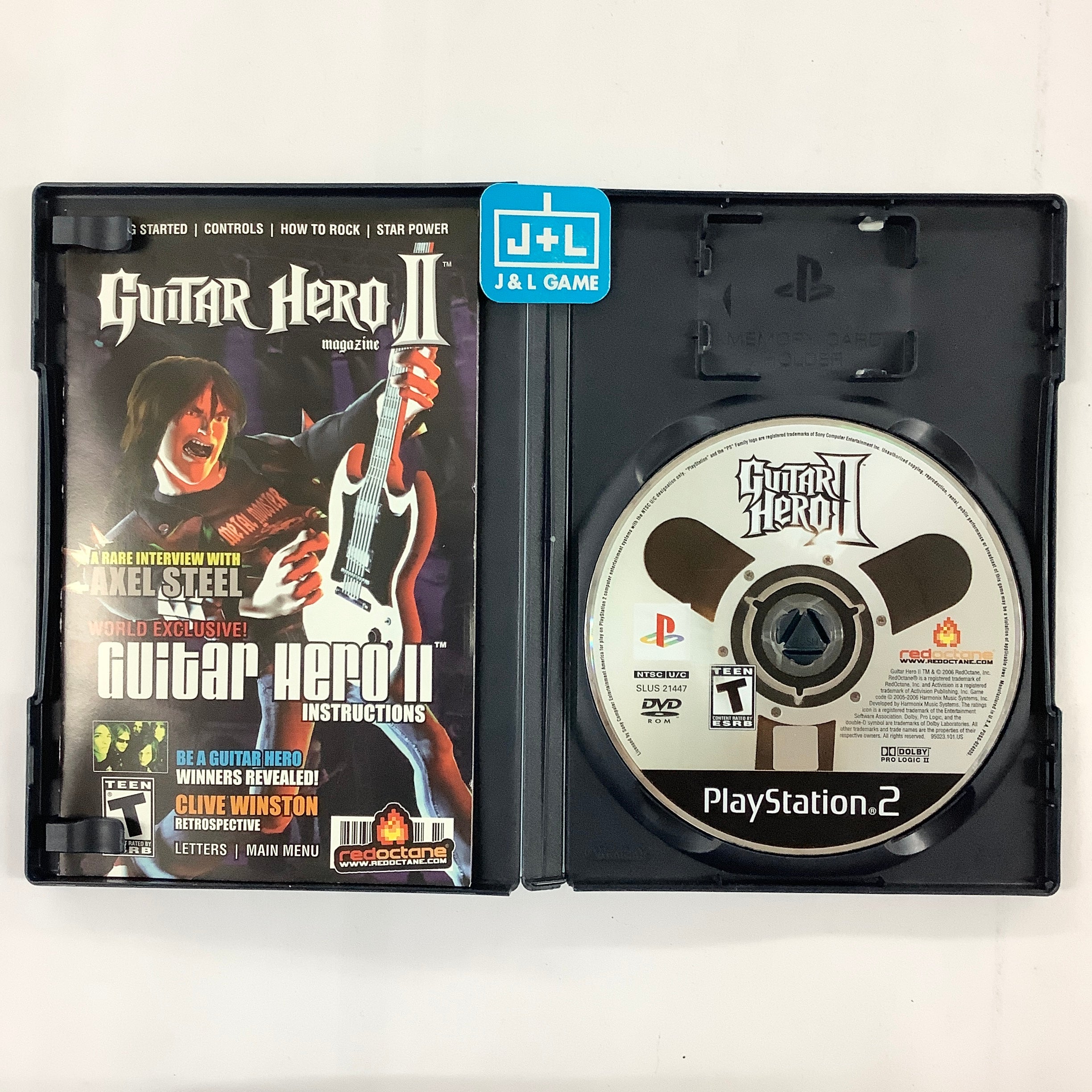 Guitar Hero II - (PS2) PlayStation 2 [Pre-Owned] Video Games RedOctane   