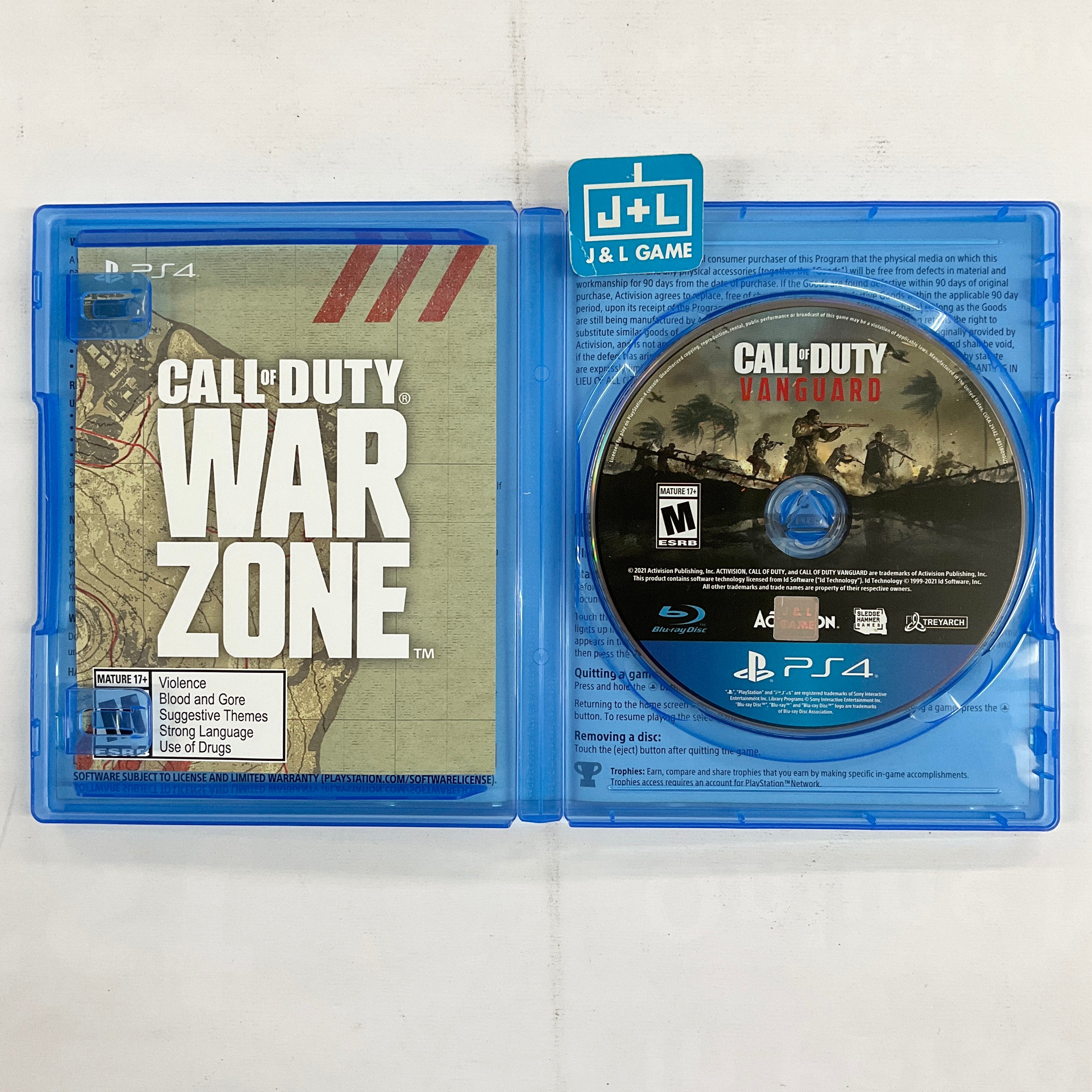 Call of Duty: Vanguard - (PS4) PlayStation 4 [Pre-Owned] Video Games ACTIVISION   