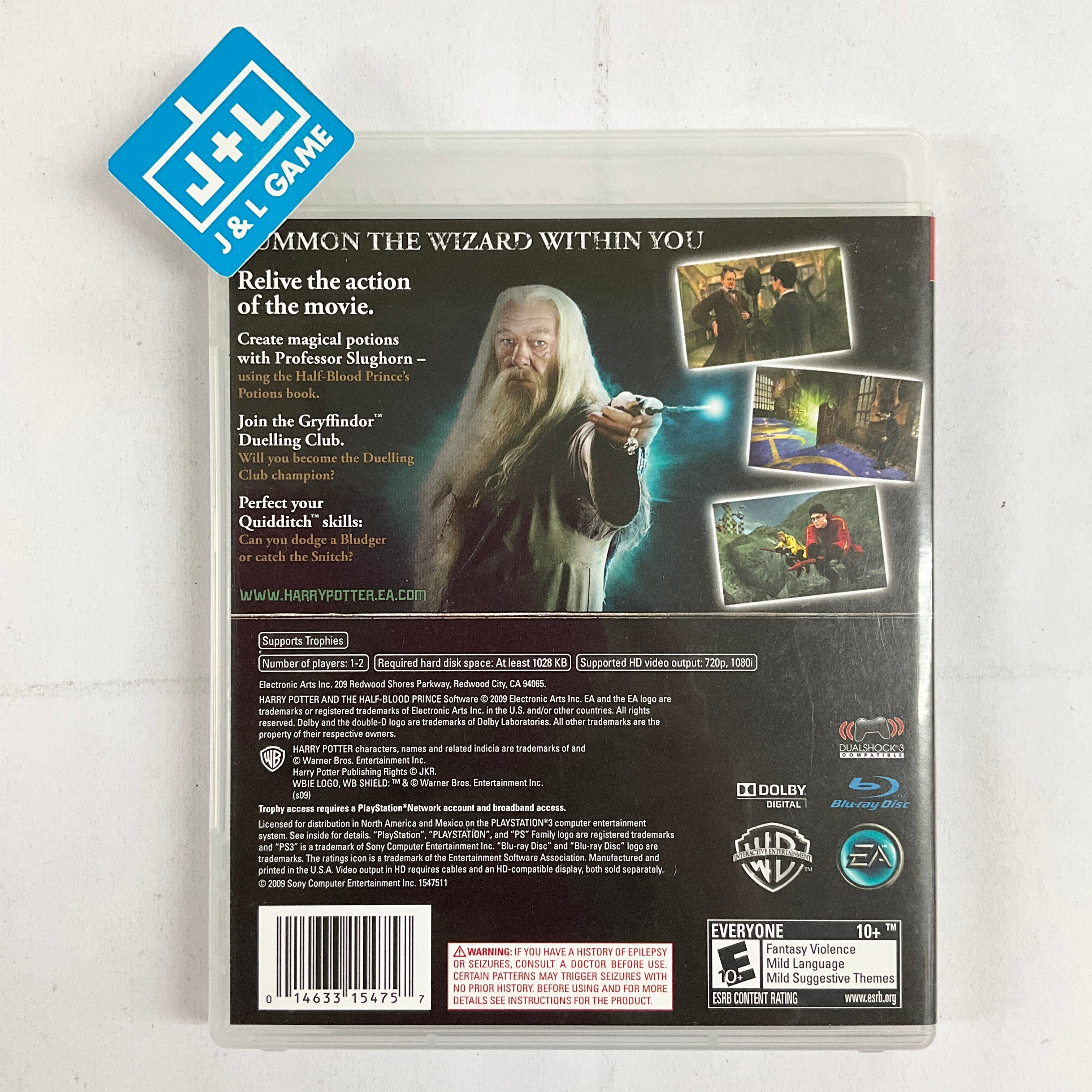 Harry Potter and the Half-Blood Prince - (PS3) PlayStation 3 [Pre-Owned] Video Games EA Games   