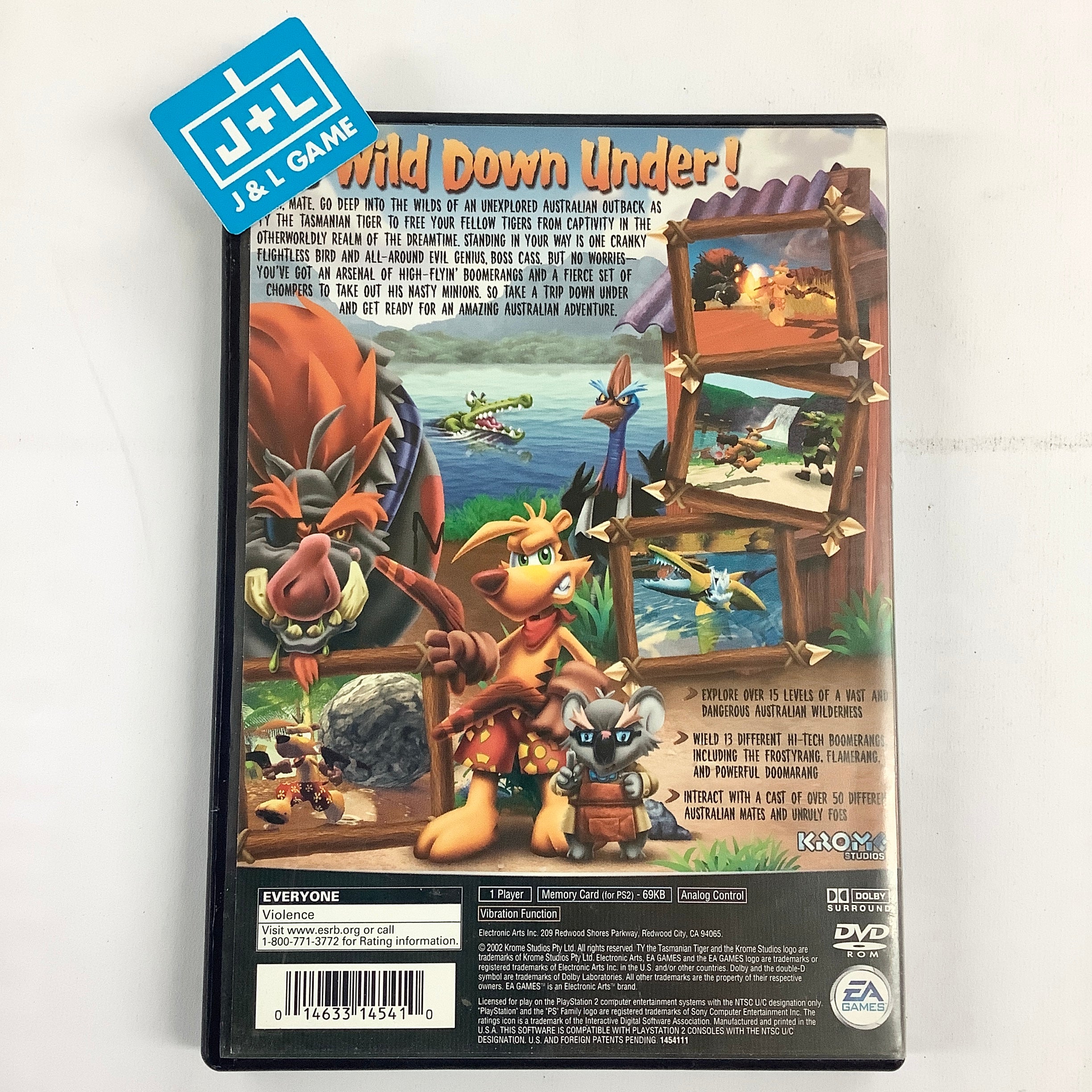 Ty the Tasmanian Tiger - (PS2) PlayStation 2 [Pre-Owned] Video Games EA Games   