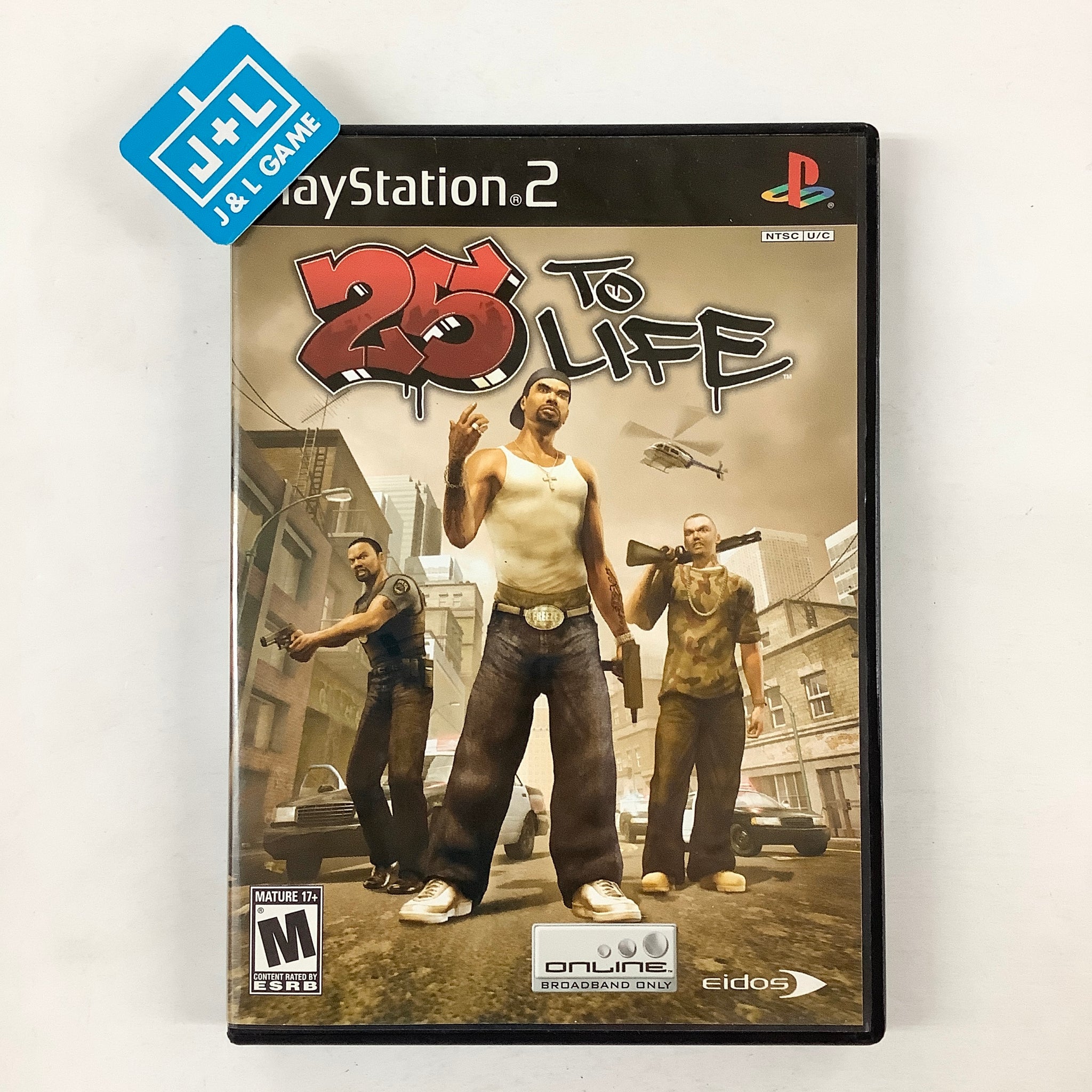 25 to Life - (PS2) PlayStation 2 [Pre-Owned] – J&L Video Games New York City